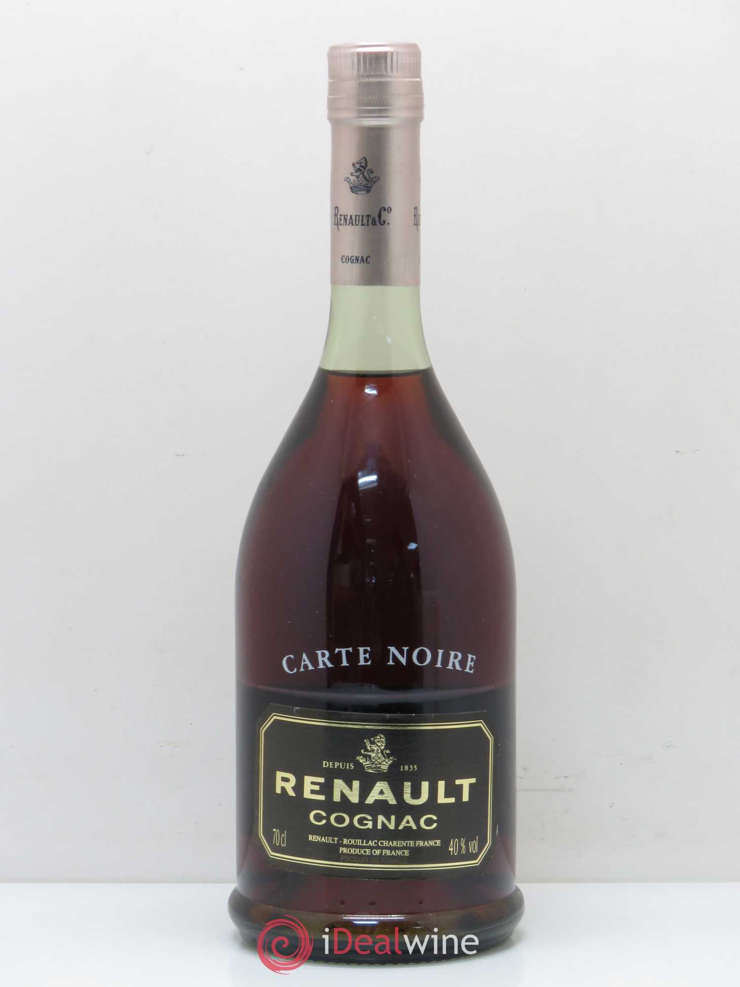 Cognac Carte noire Renault - Posten von 1 Flasche - 0