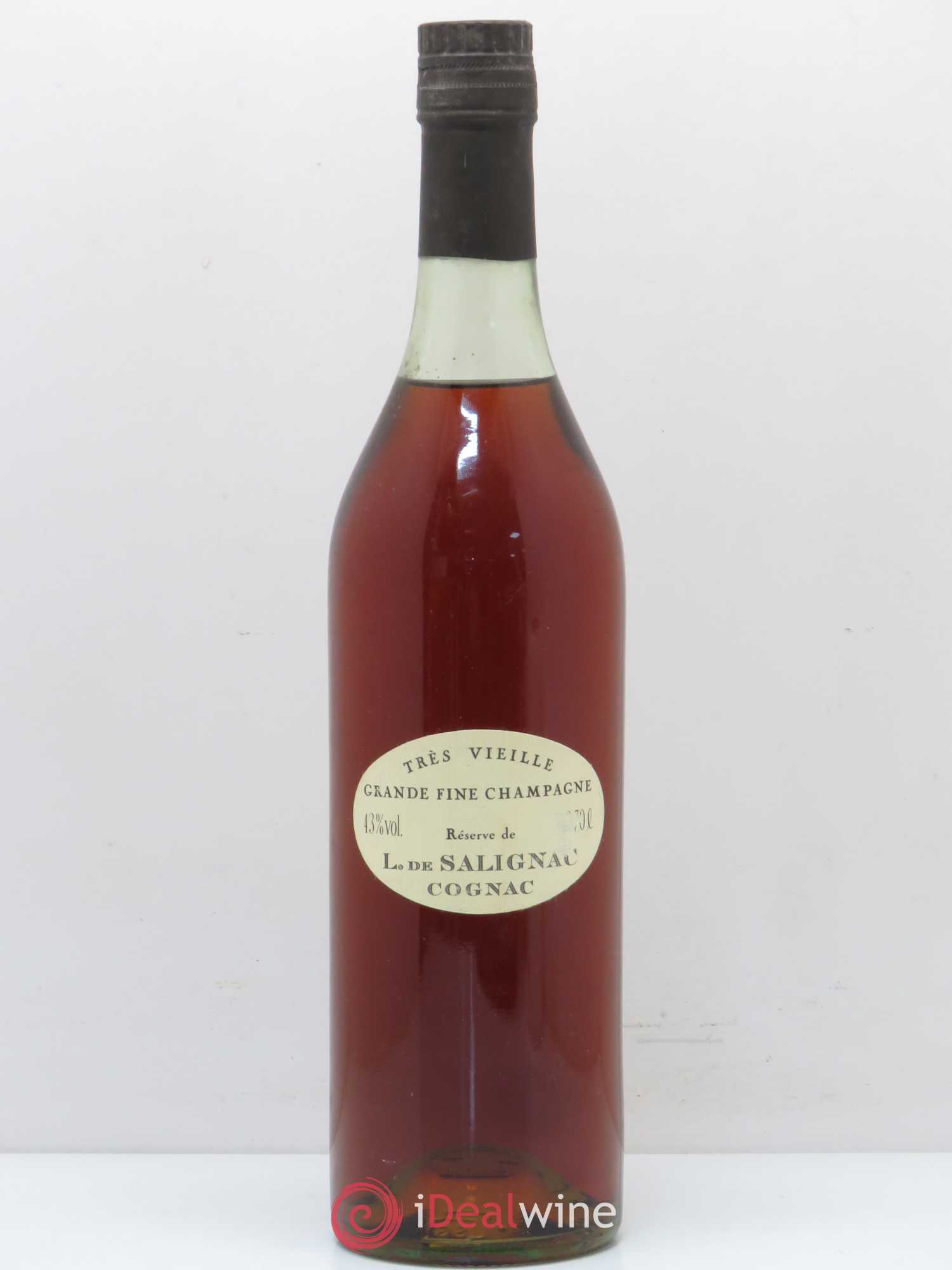 Cognac Tres vieille Grande Fine Champagne Salignac - Posten von 1 Flasche - 0