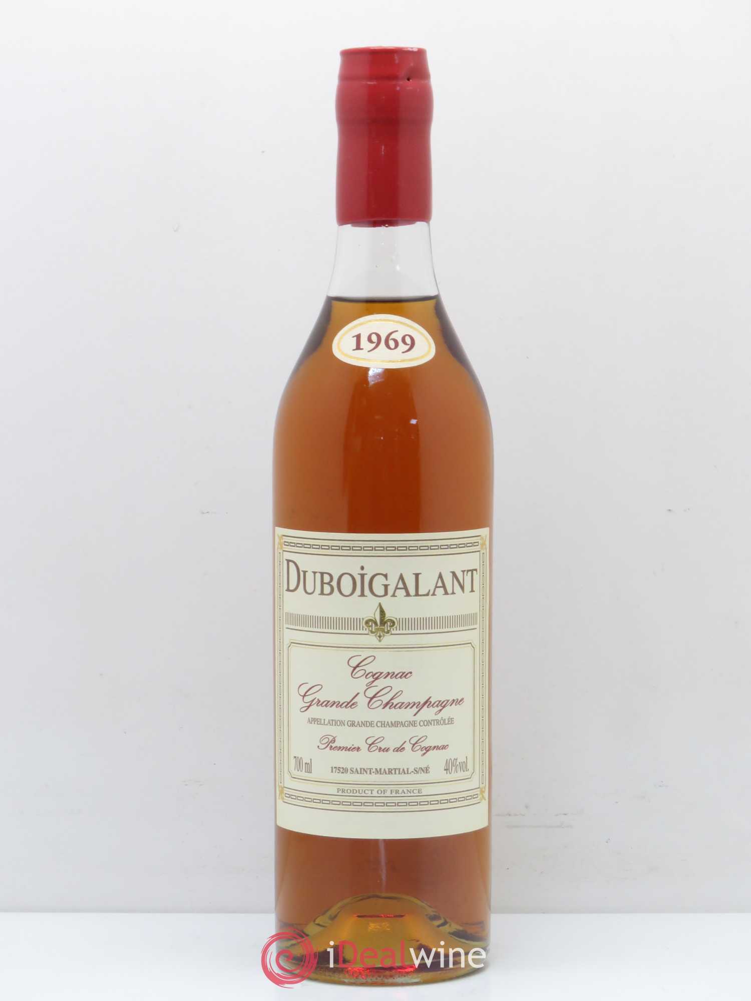 Cognac Grande Champagne Duboigalant 1969 - Posten von 1 Flasche - 0