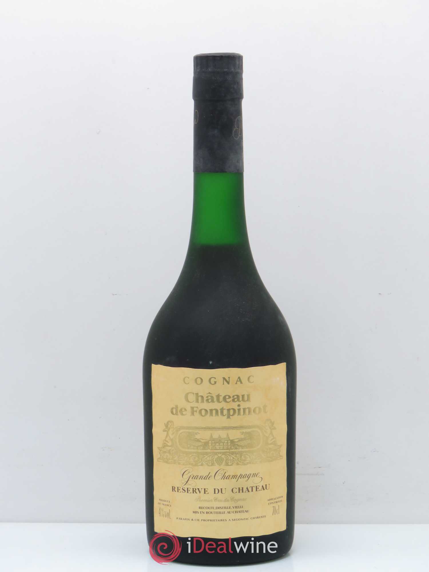 Cognac Grande Champagne reserve du Château Château Fontpinot Frapin - Posten von 1 Flasche - 0