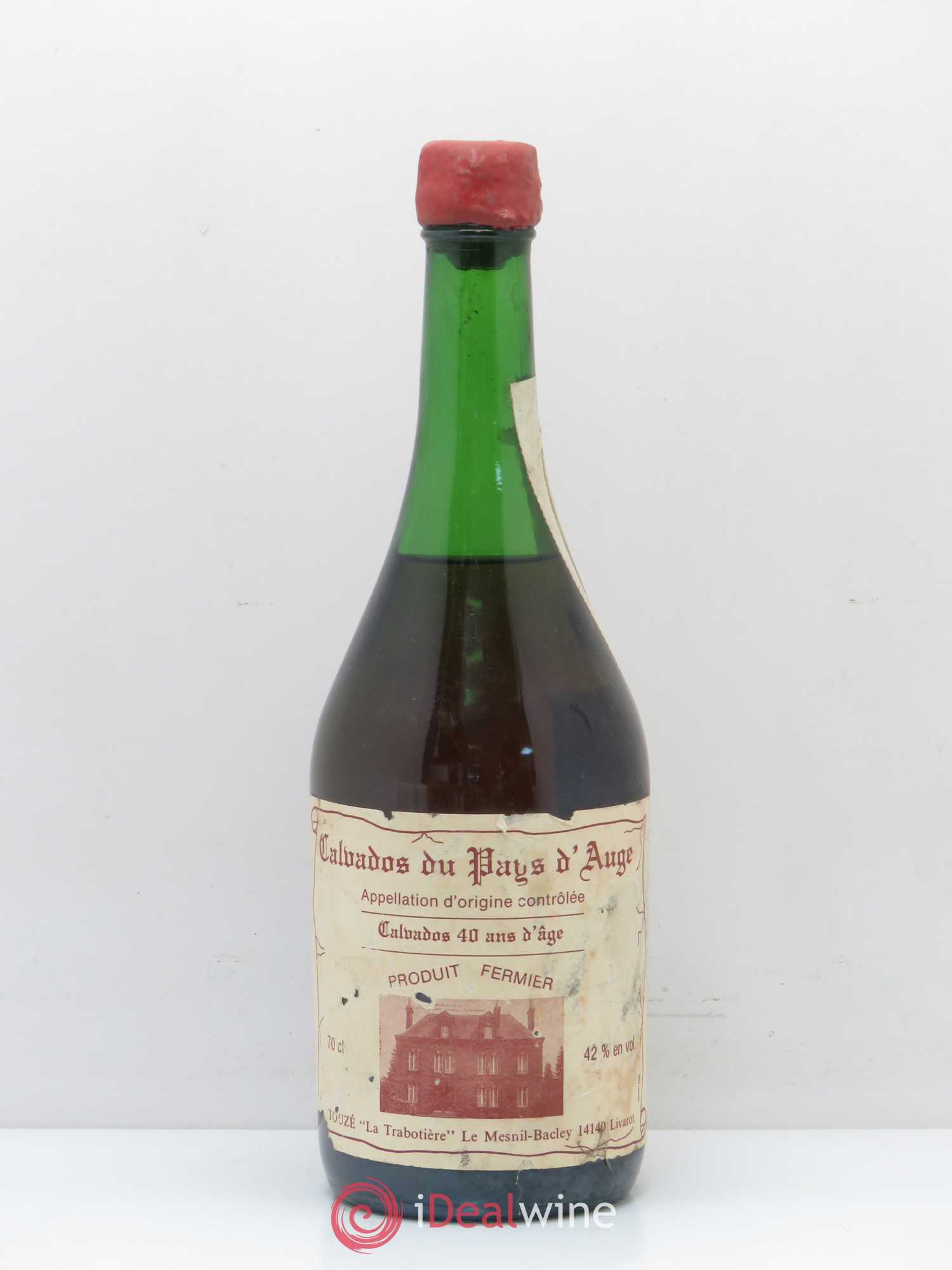 Calvados 40ans d'age du pays d'Auge Touzé - Posten von 1 Flasche - 0