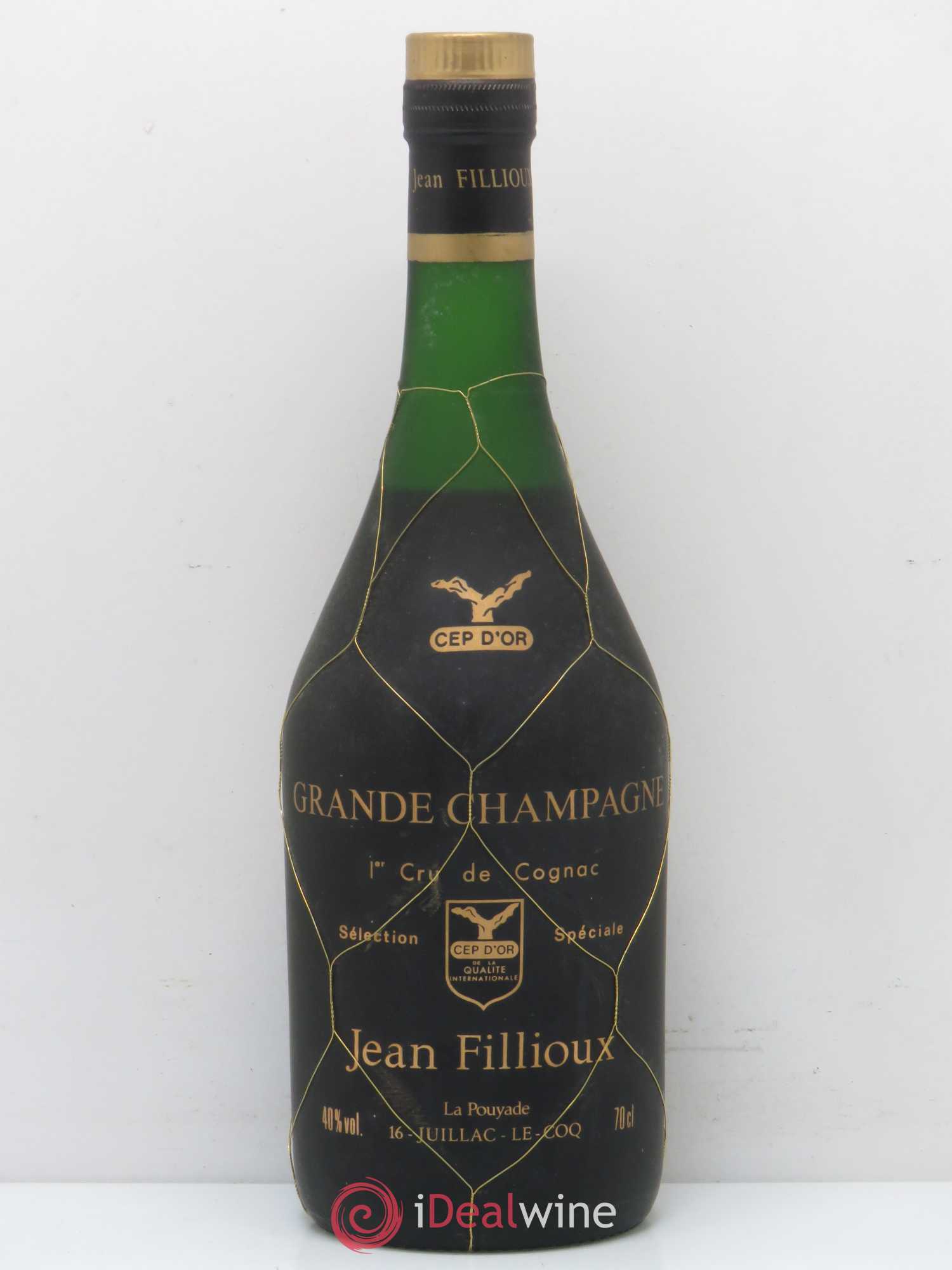 Cognac Grande Champagne Cep d'or Jean Filloux - Posten von 1 Flasche - 0