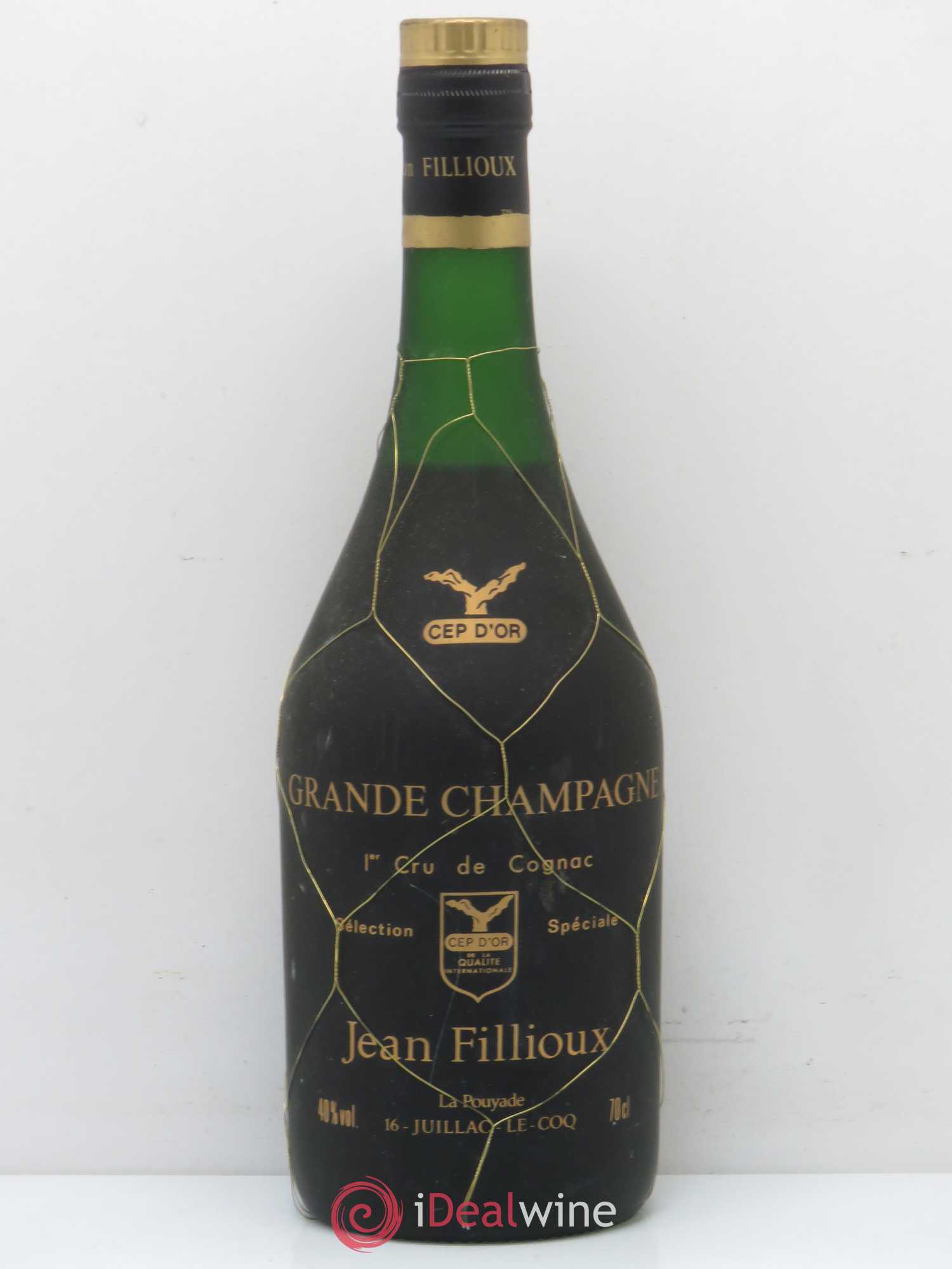 Cognac Grande Chmpagne Cep d'or Jean Filloux - Posten von 1 Flasche - 0