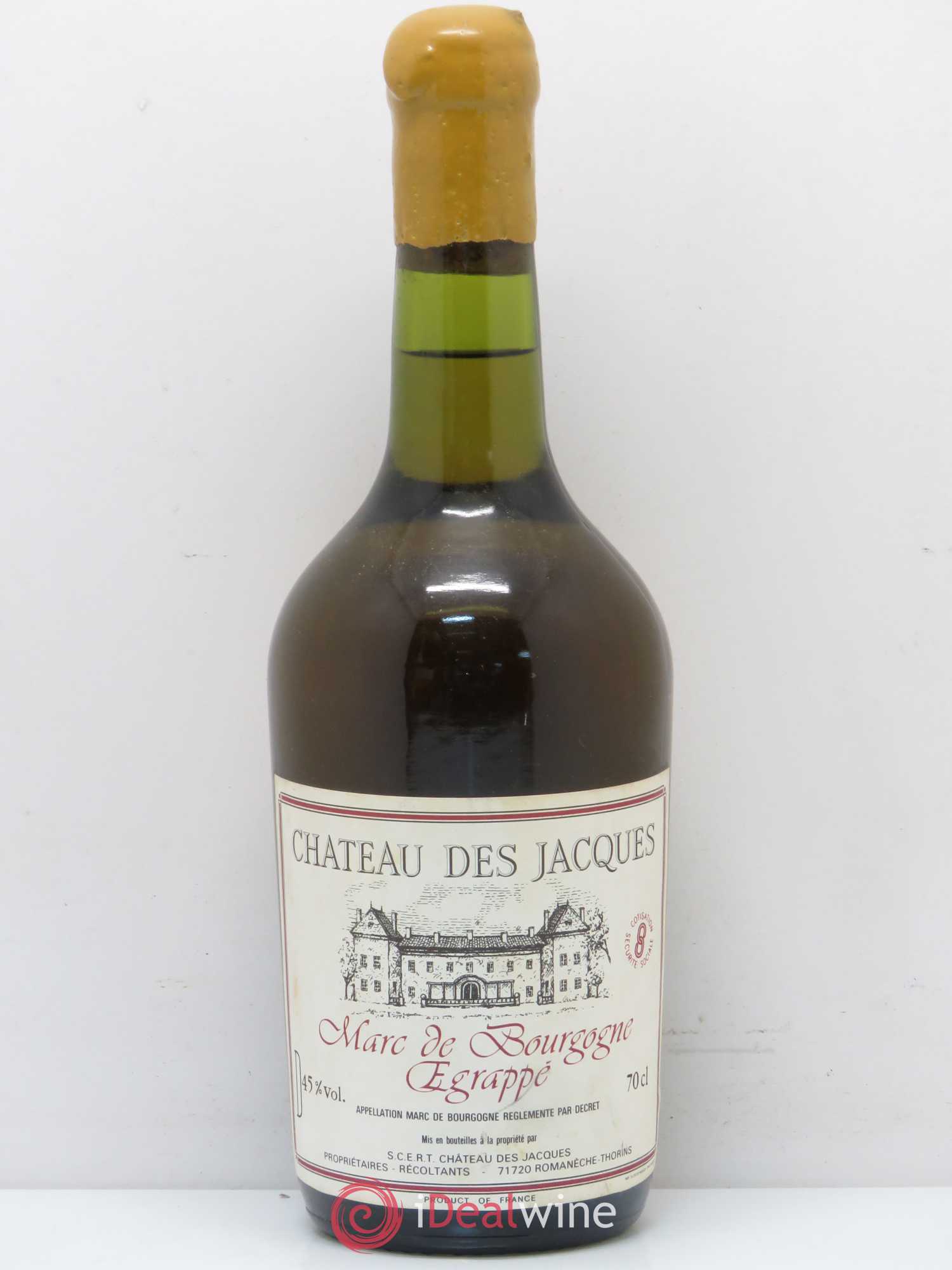 Marc de Bourgogne Egrappé Château des Jacques - Posten von 1 Flasche - 0