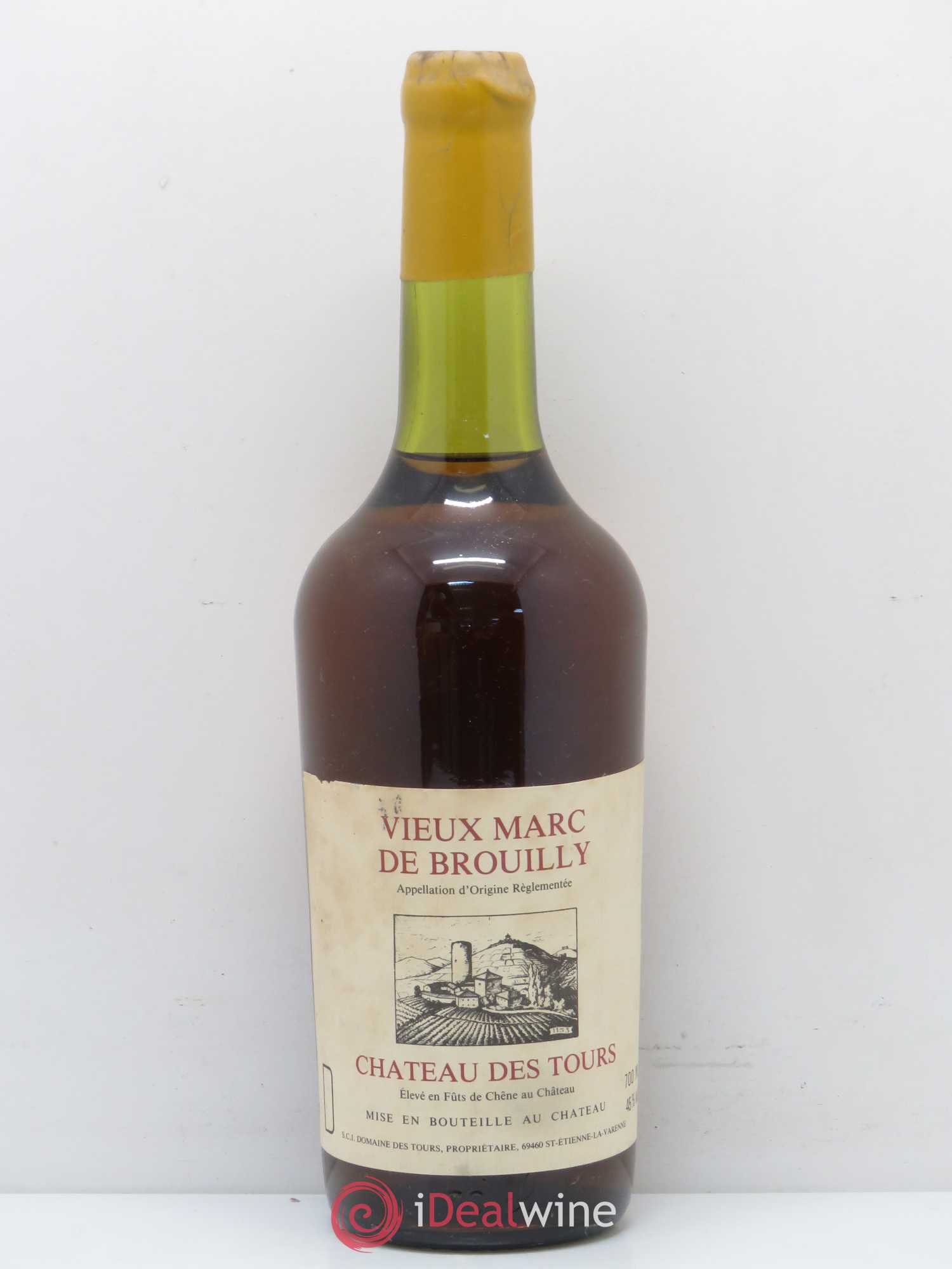 Alcools divers Vieux Marc de Brouilly Chateau des Tours - Lotto di 1 bottiglia - 0