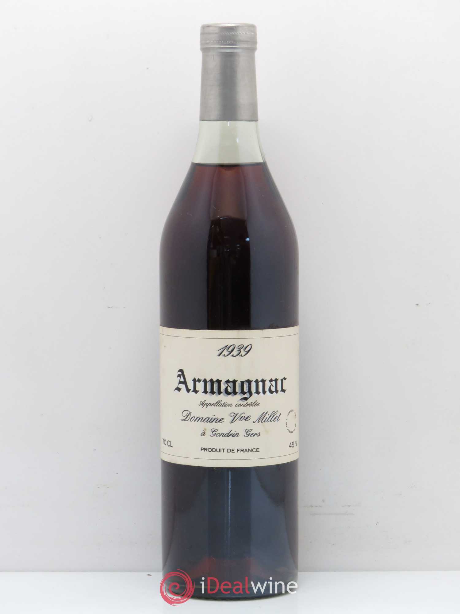 Alcools divers Domaine Veuve Millet 1939 - Posten von 1 Flasche - 0