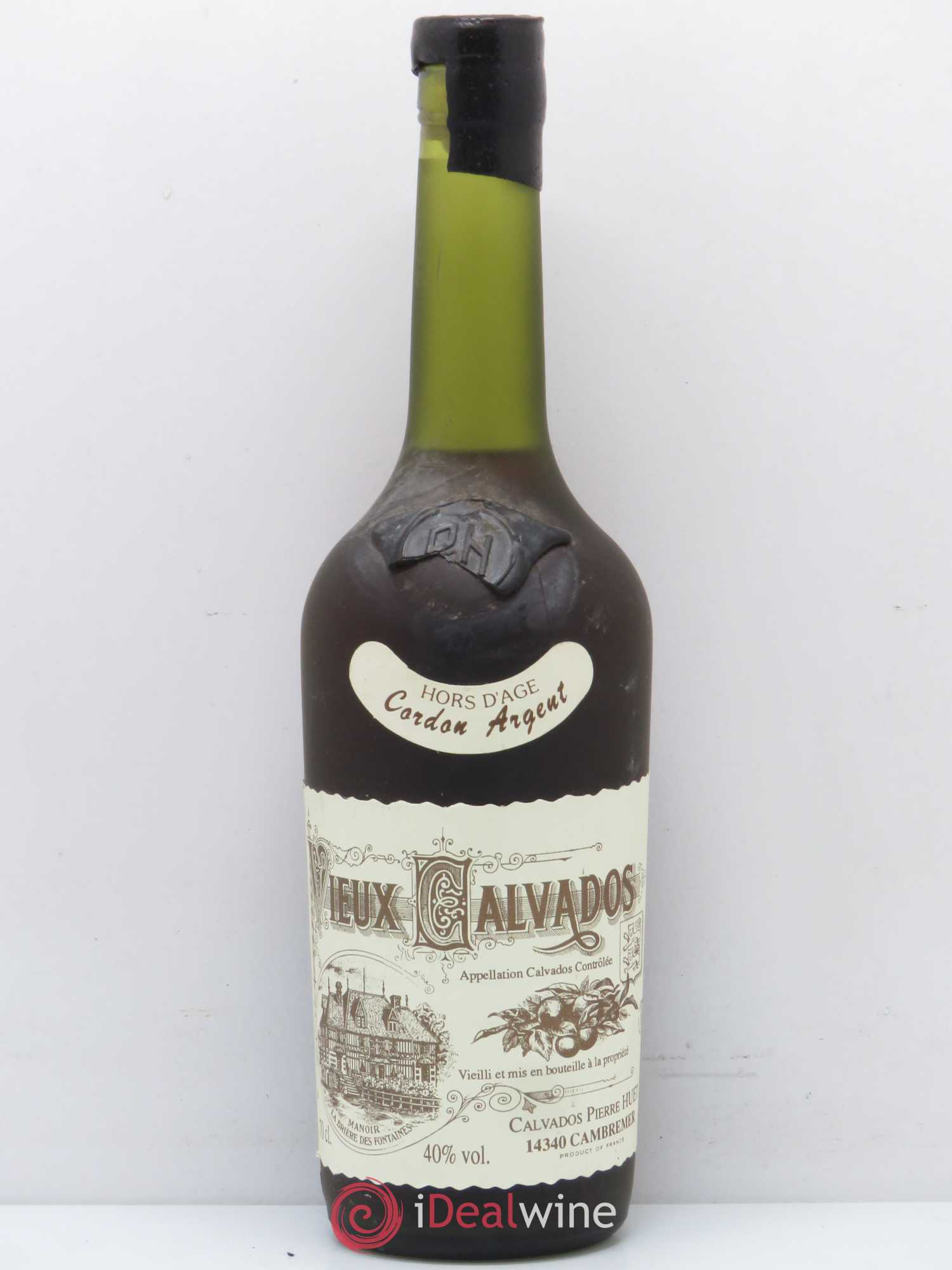 Calvados Hors d'age Cordon argent Pierre Huet - Posten von 1 Flasche - 0
