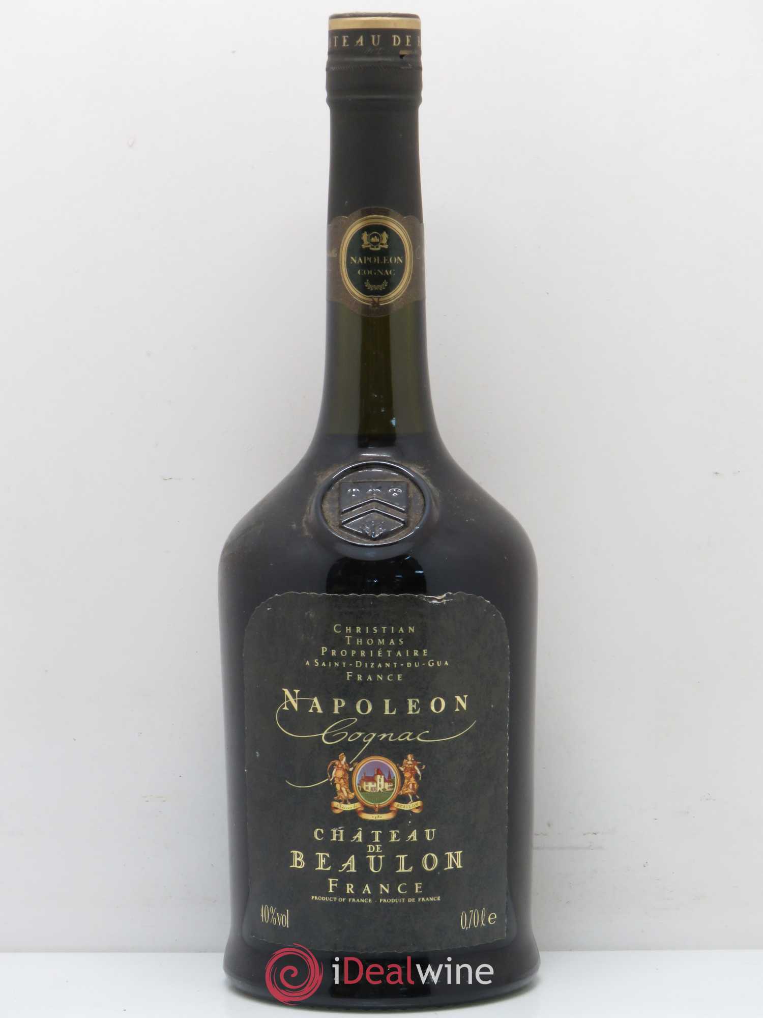 Cognac Napoléon Château de Beaulon - Lot de 1 bouteille - 0