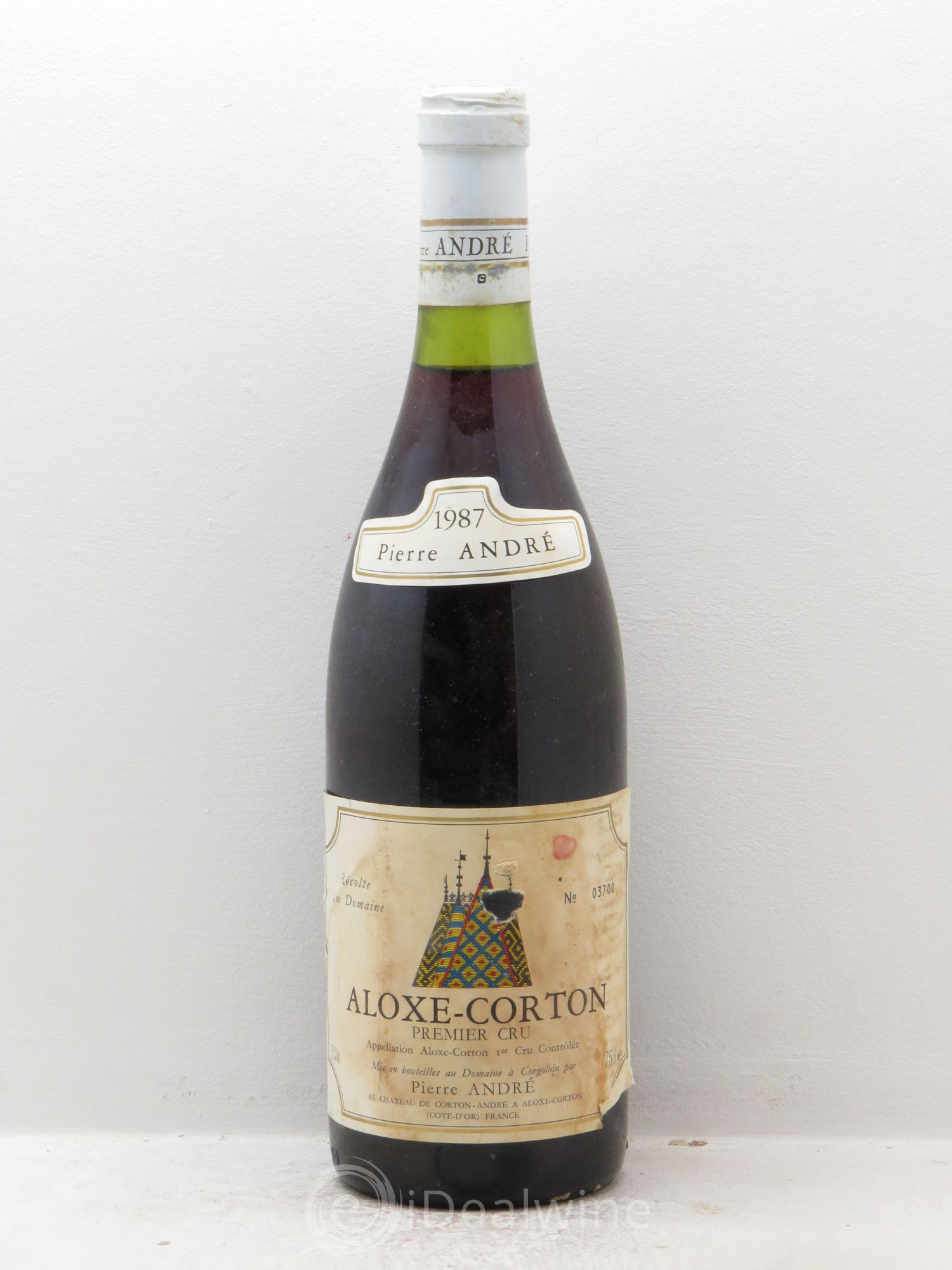 Aloxe-Corton 1er Cru Pierre André 1987 - Lot de 1 bouteille - 0