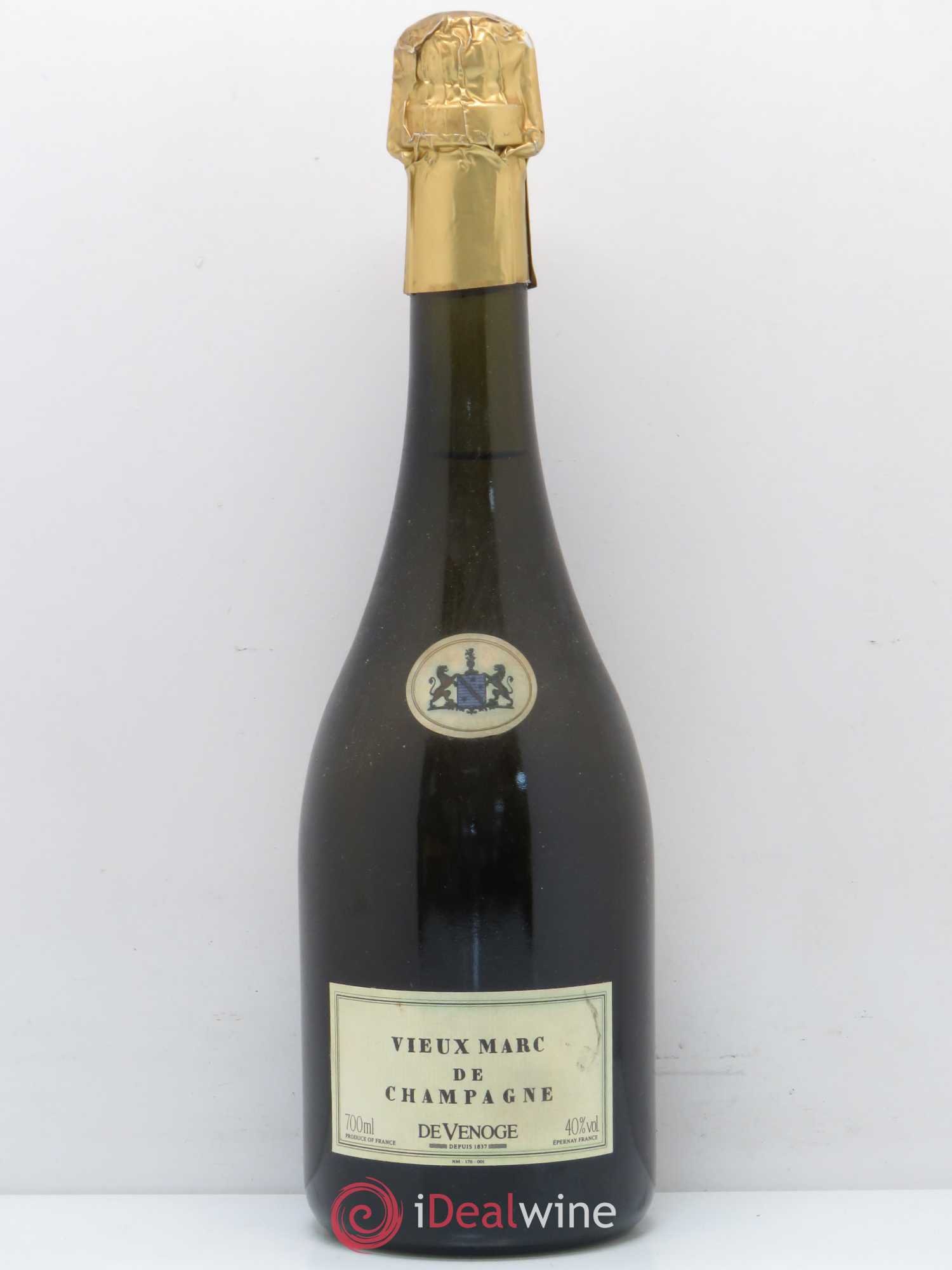 Alcools divers Vieux marc de Champagne De Venoge - Lotto di 1 bottiglia - 0