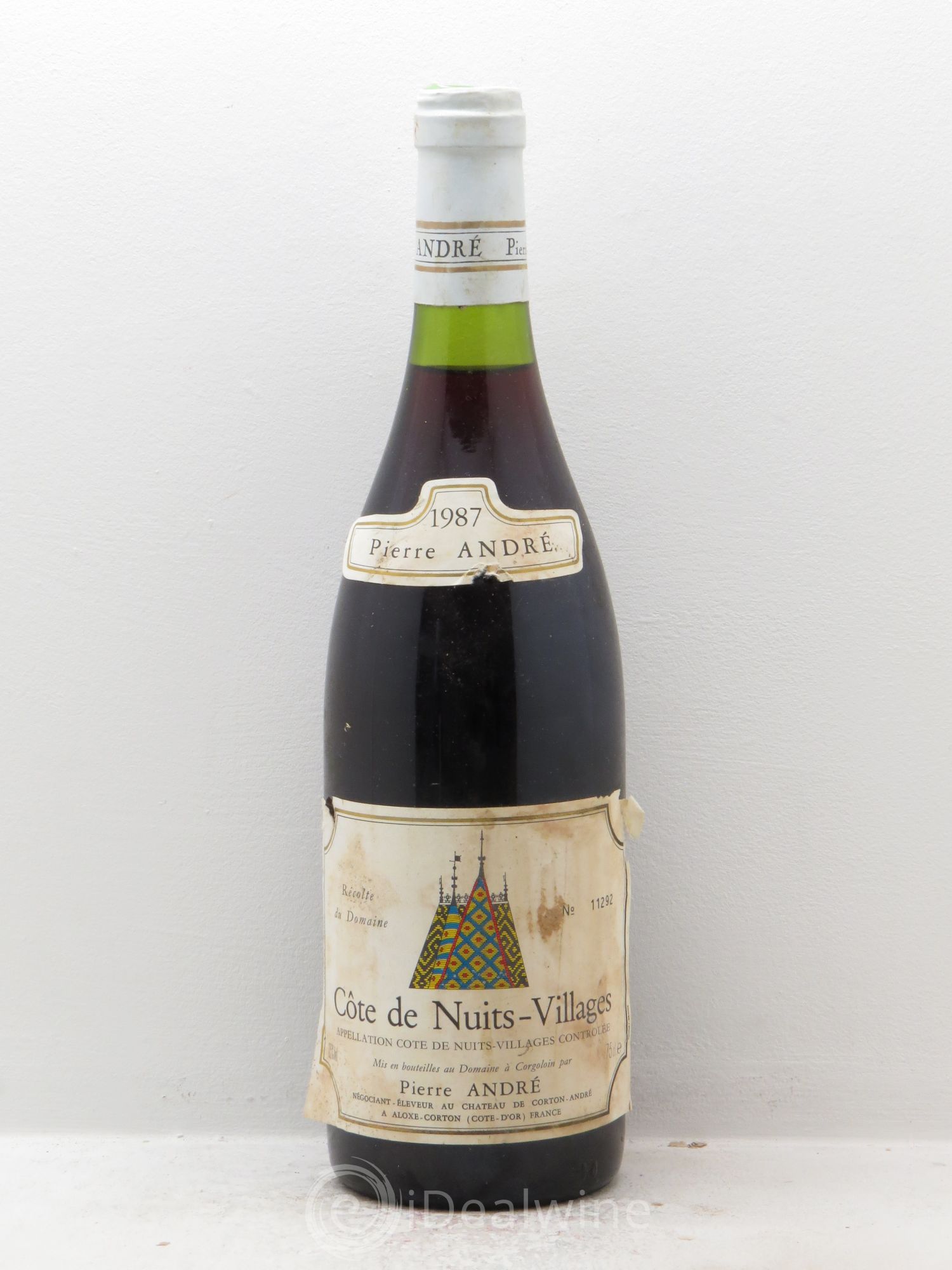 Côte de Nuits-Villages Pierre André (sans prix de réserve) 1987 - Posten von 6 Flaschen - 0