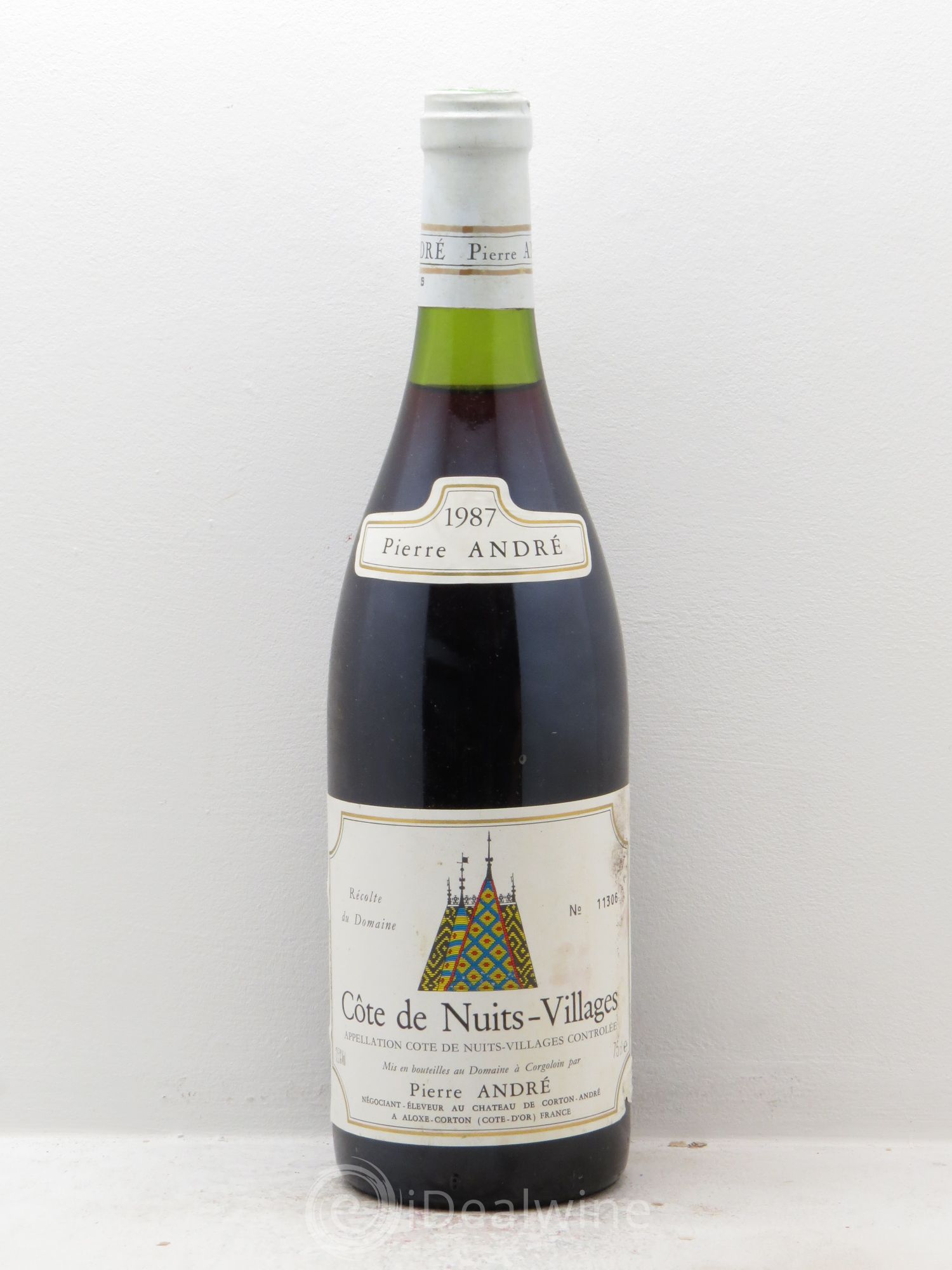 Côte de Nuits-Villages Pierre André (sans prix de réserve) 1987 - Posten von 6 Flaschen - 0