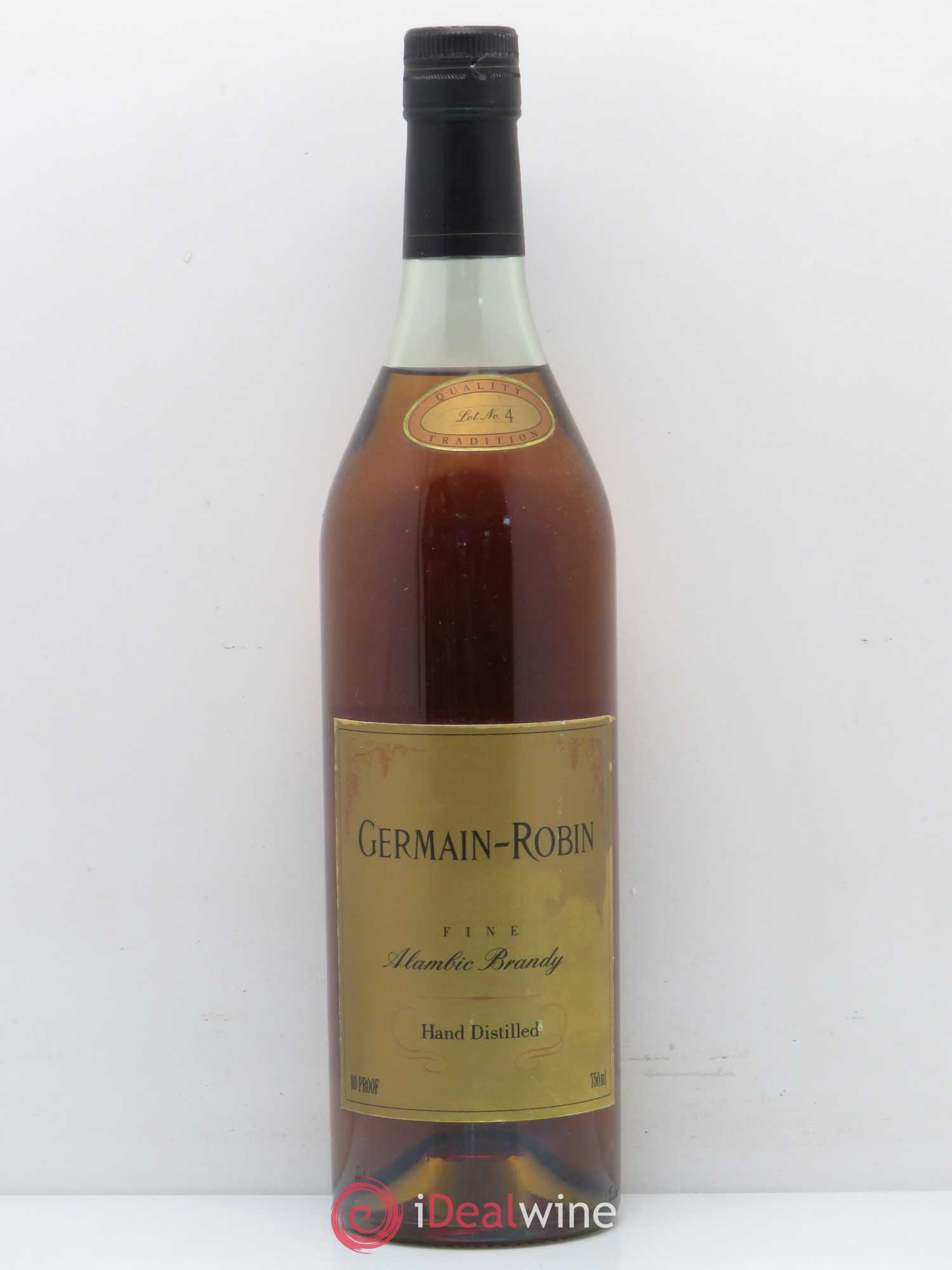 Alcools divers Alambic Brandy Germain-Robin lot 4 - Posten von 1 Flasche - 0