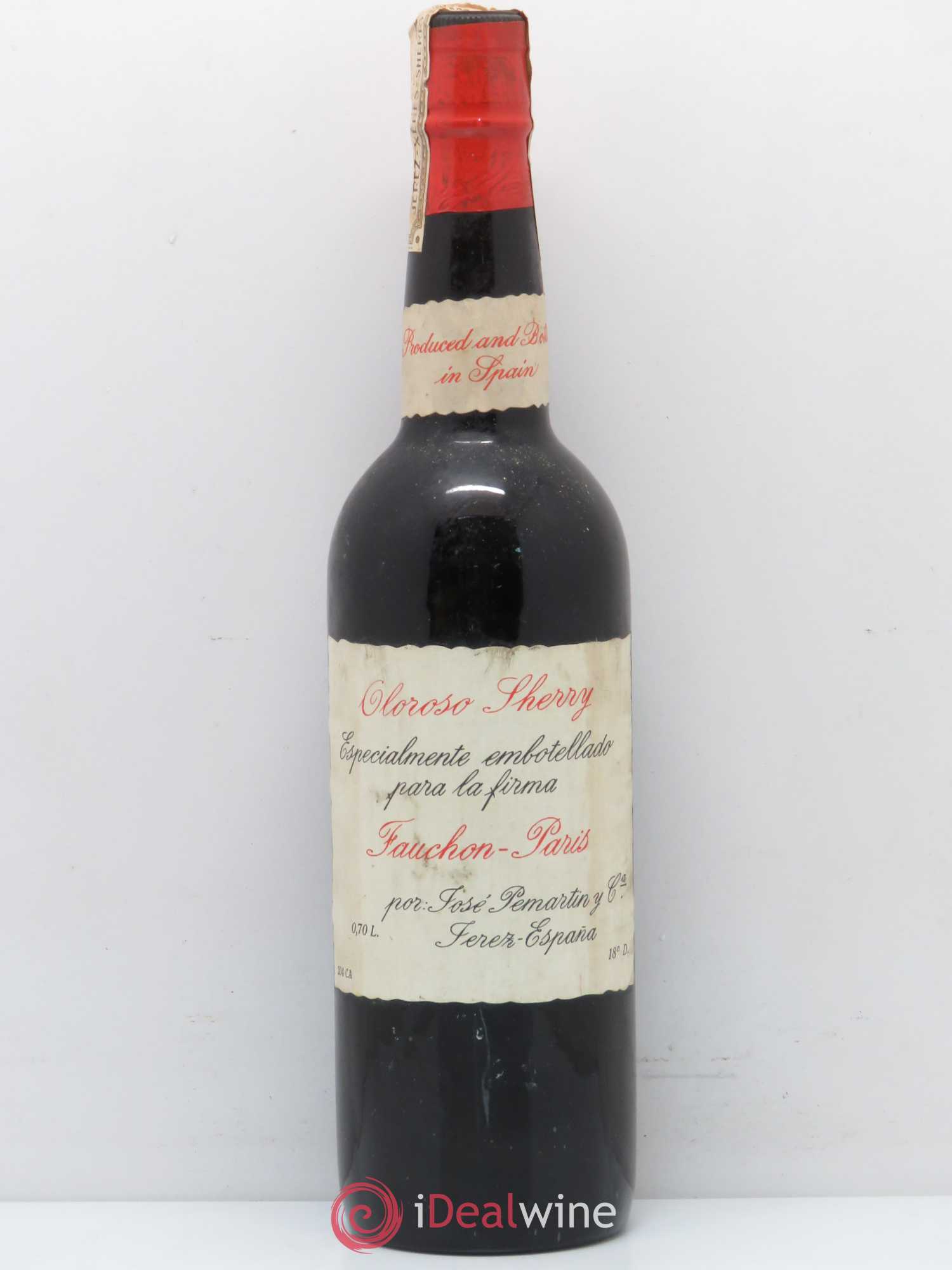 Jerez (Xerez, Sherry) Olorosso José Pemartin pour Fauchon - Posten von 1 Flasche - 0