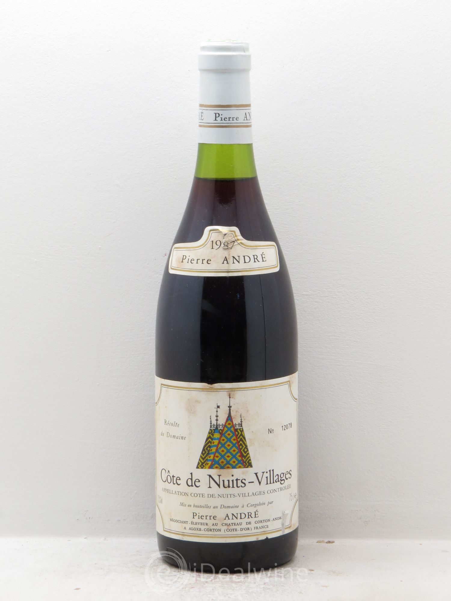Côte de Nuits-Villages Pierre André (sans prix de réserve) 1987 - Posten von 6 Flaschen - 0