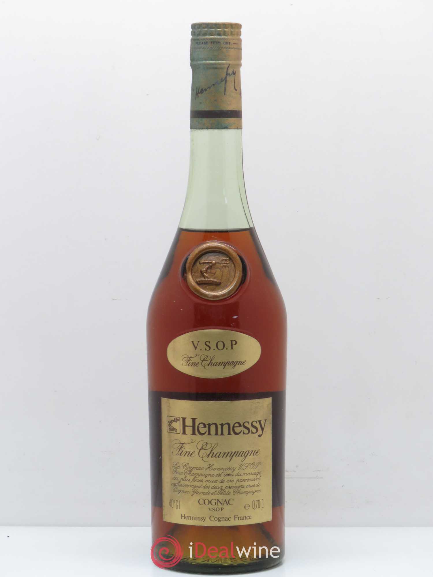 Cognac Hennessy Fine Champagne VSOP - Lot de 1 bouteille - 0