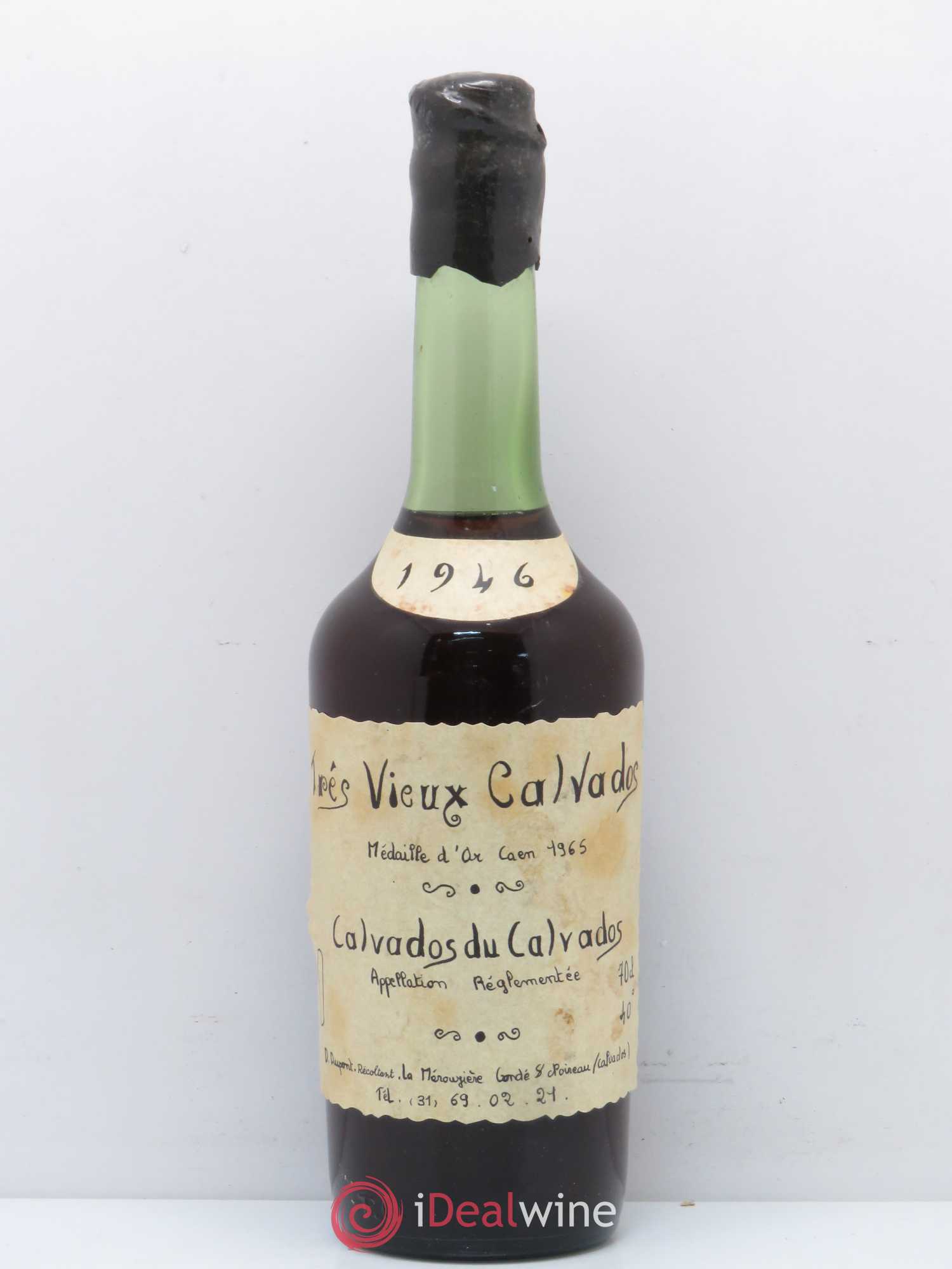 Calvados Dupont 1946 - Posten von 1 Flasche - 0