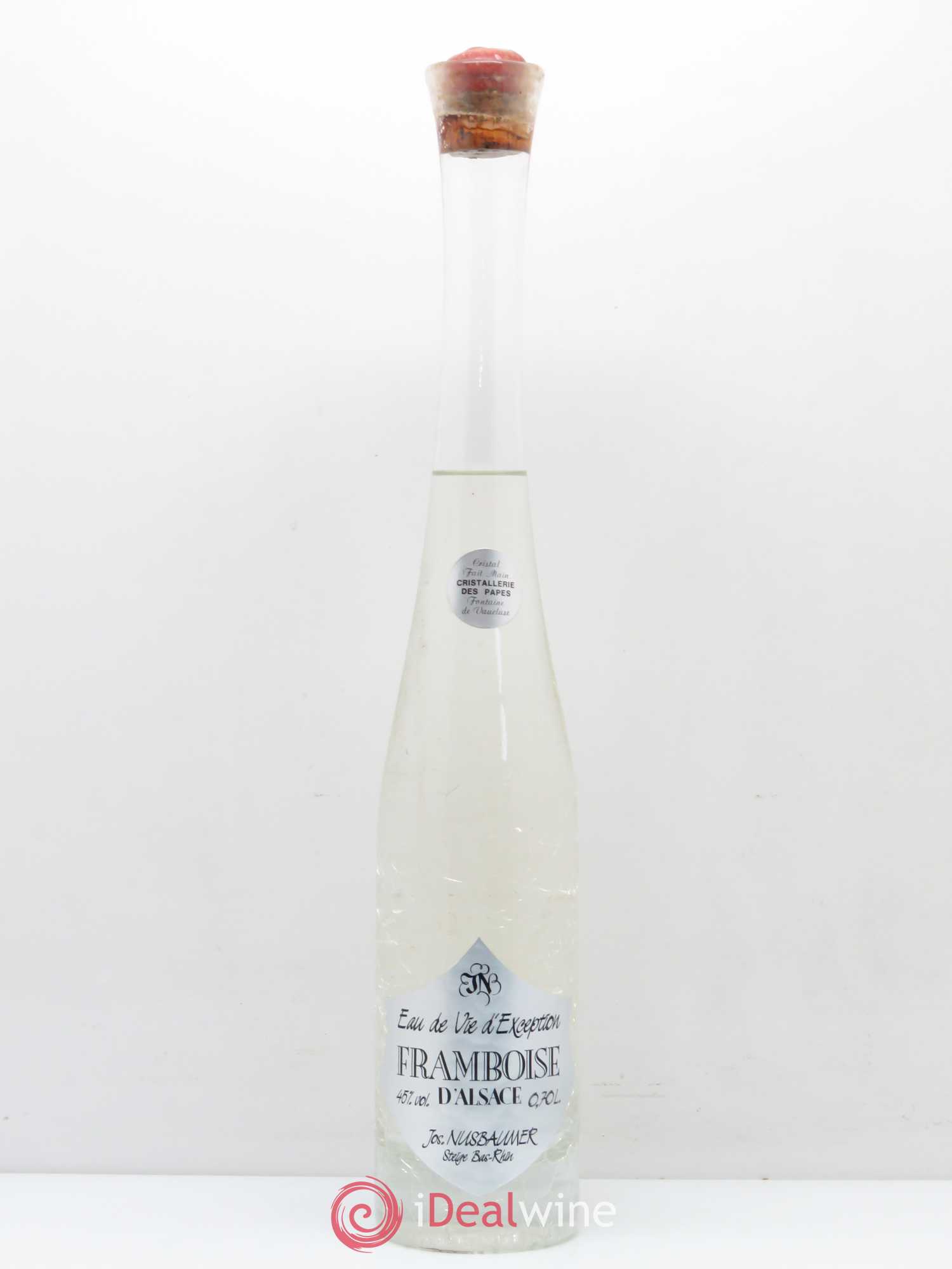 Alcools divers Eau de vie d'exception Framboise d'Alsace Jos. Nusbaumer - Lotto di 1 bottiglia - 0