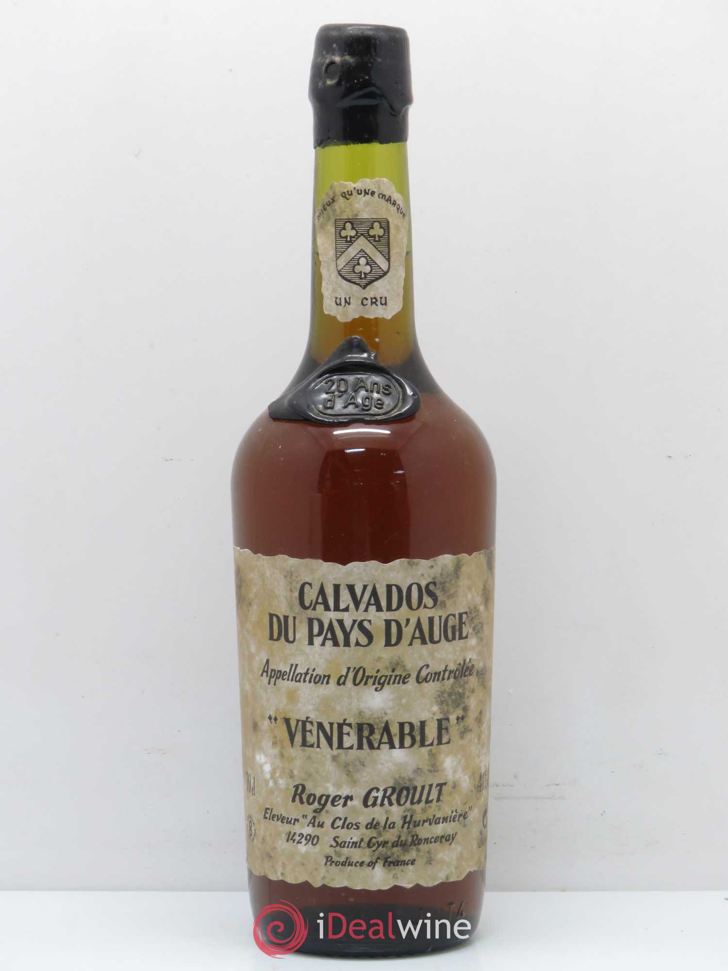 Calvados Vénérable Rouger Groult - Lot of 1 bottle - 0