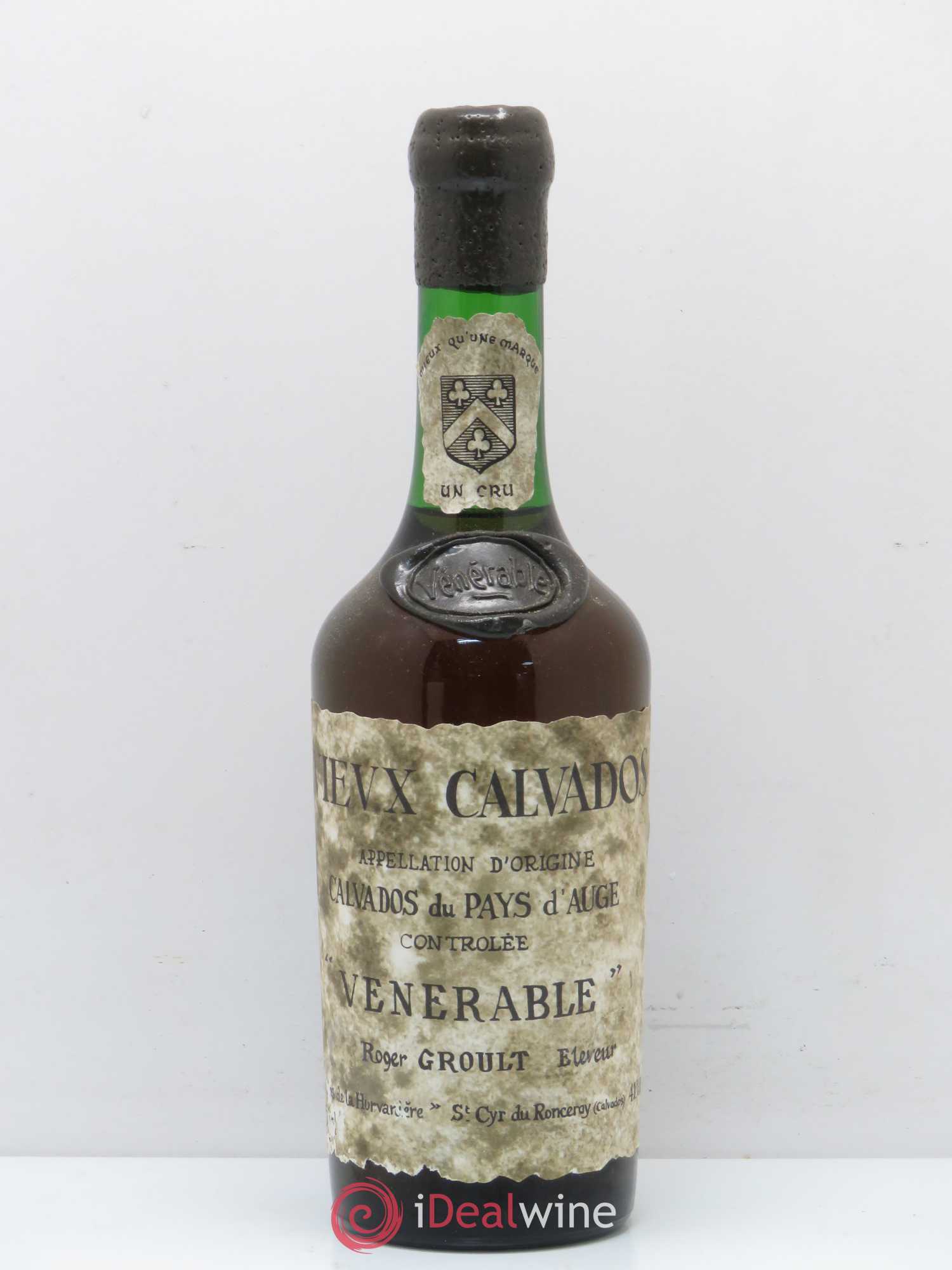 Calvados Vénérable Rouger Groult - Lot de 1 bouteille - 0