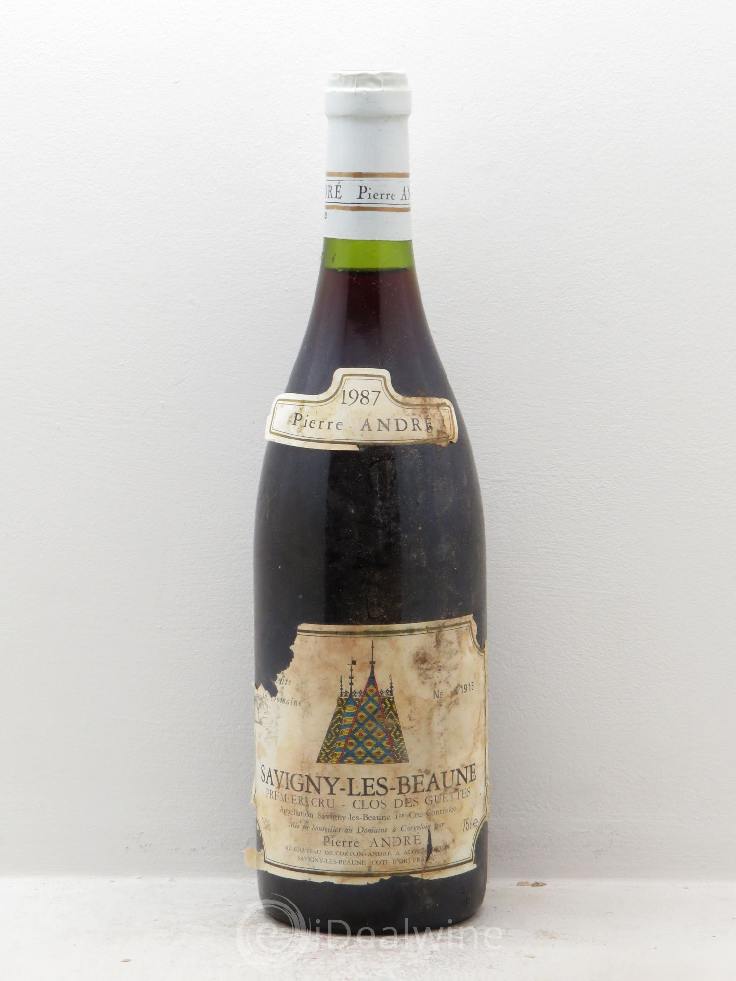 Savigny-lès-Beaune 1er Cru Clos des Guettes Pierre André 1987 - Posten von 1 Flasche - 0