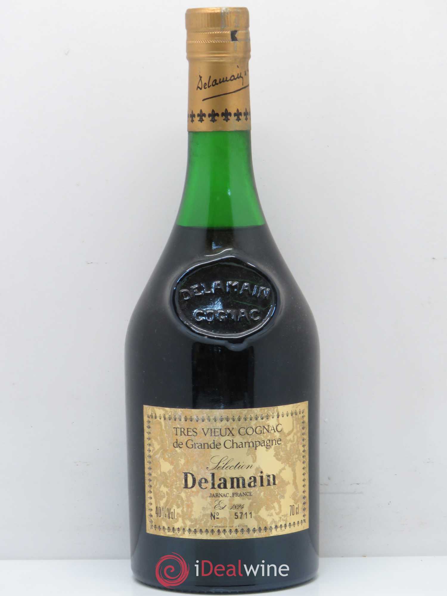 Cognac Delamain 40 years 1976 Grande Champagne Chai Millésimé - Lot de 1 bouteille - 0