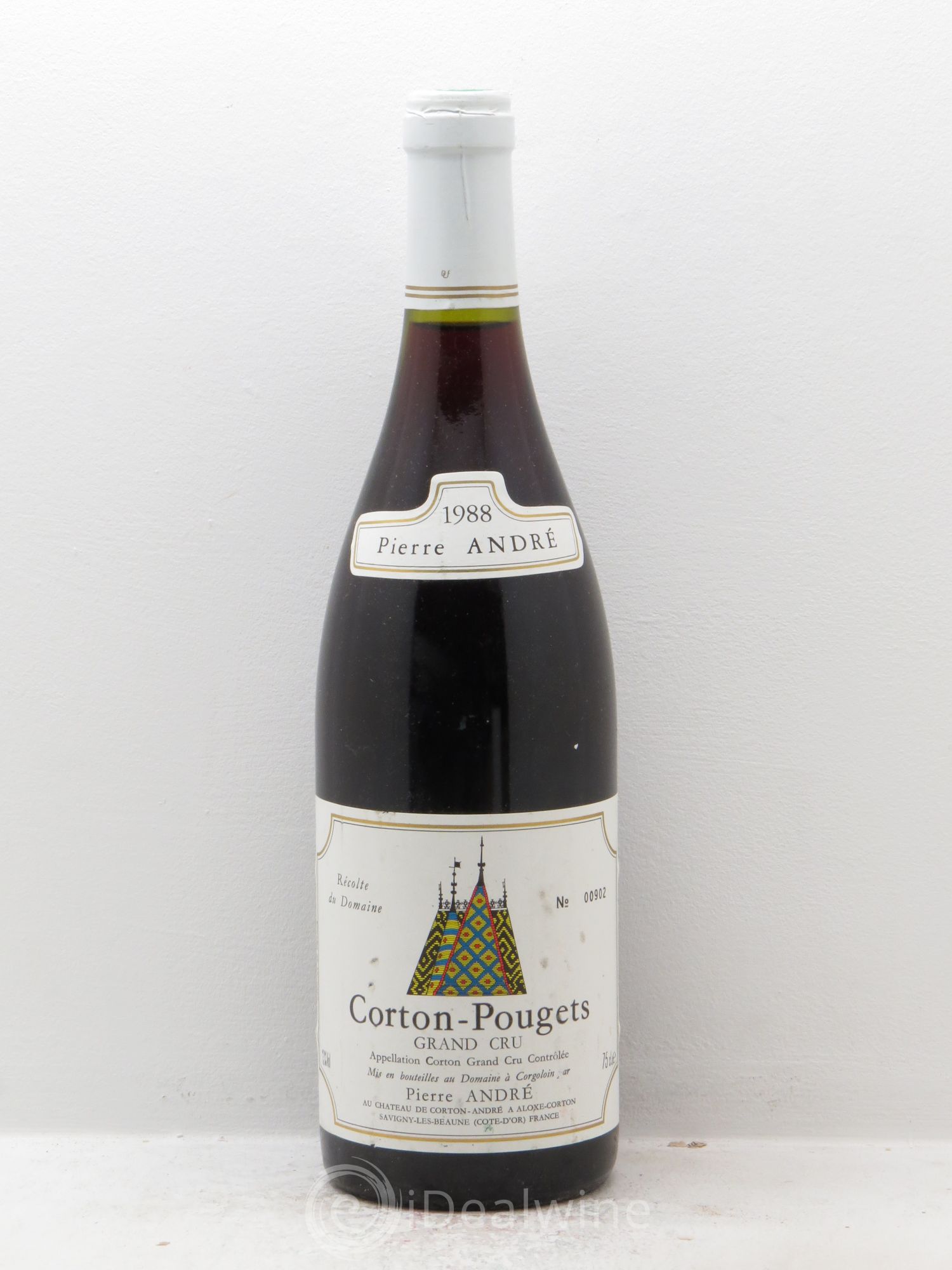 Corton Grand Cru Pierre André 1988 - Lot de 6 bouteilles - 0