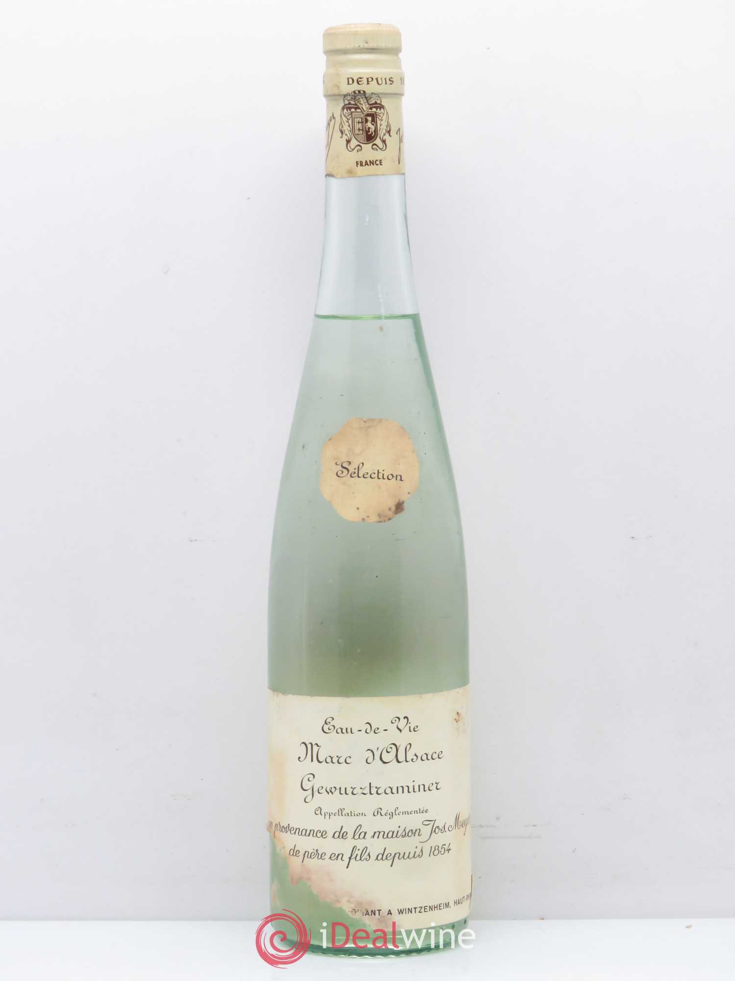 Alcools divers Marc d'Alsace Gewurztraminer Selection Jos Meyer - Posten von 1 Flasche - 0