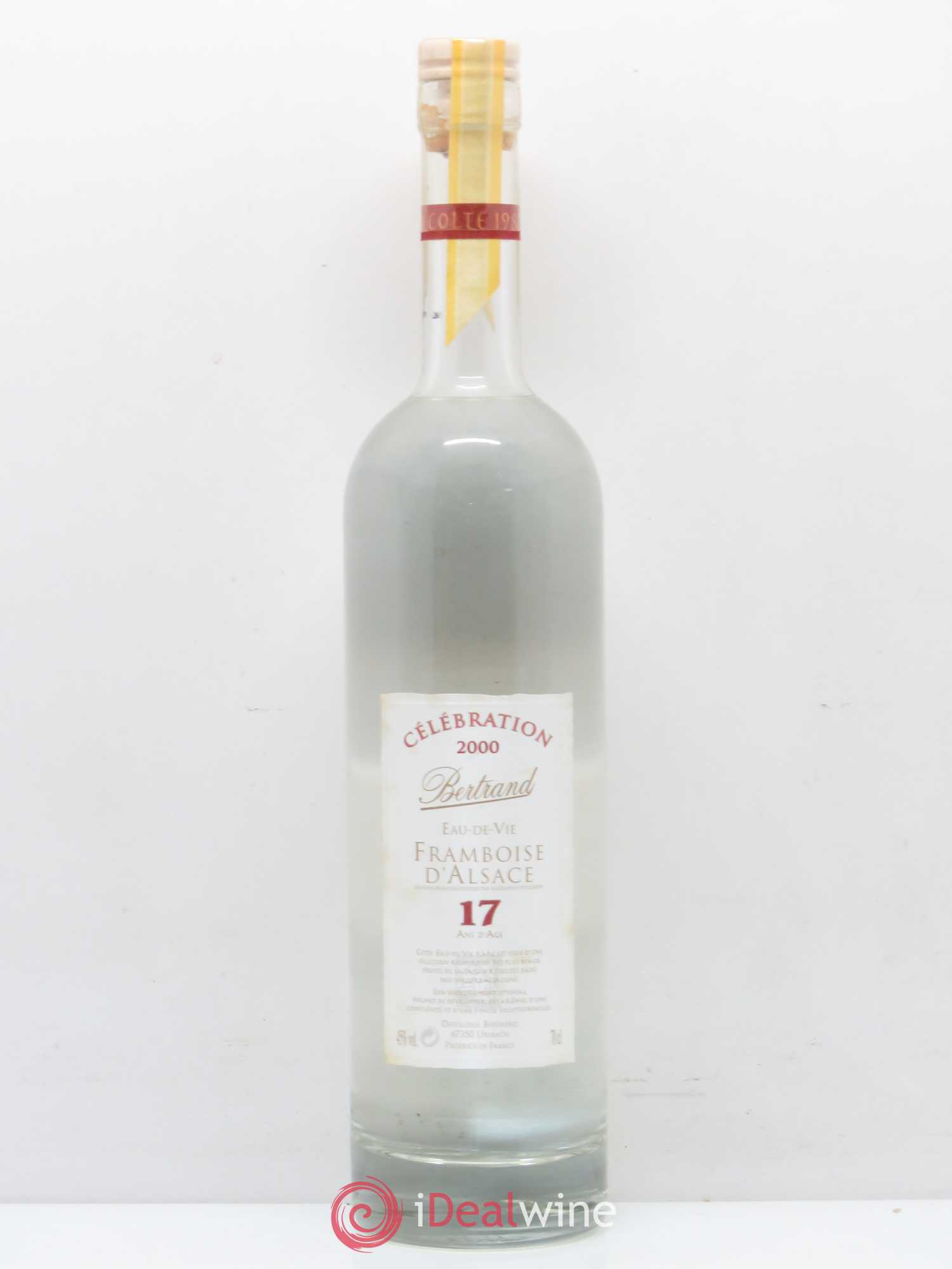 Alcools divers Framboise d'Alsace Célébration an 2000 Bertrand - Posten von 1 Flasche - 0