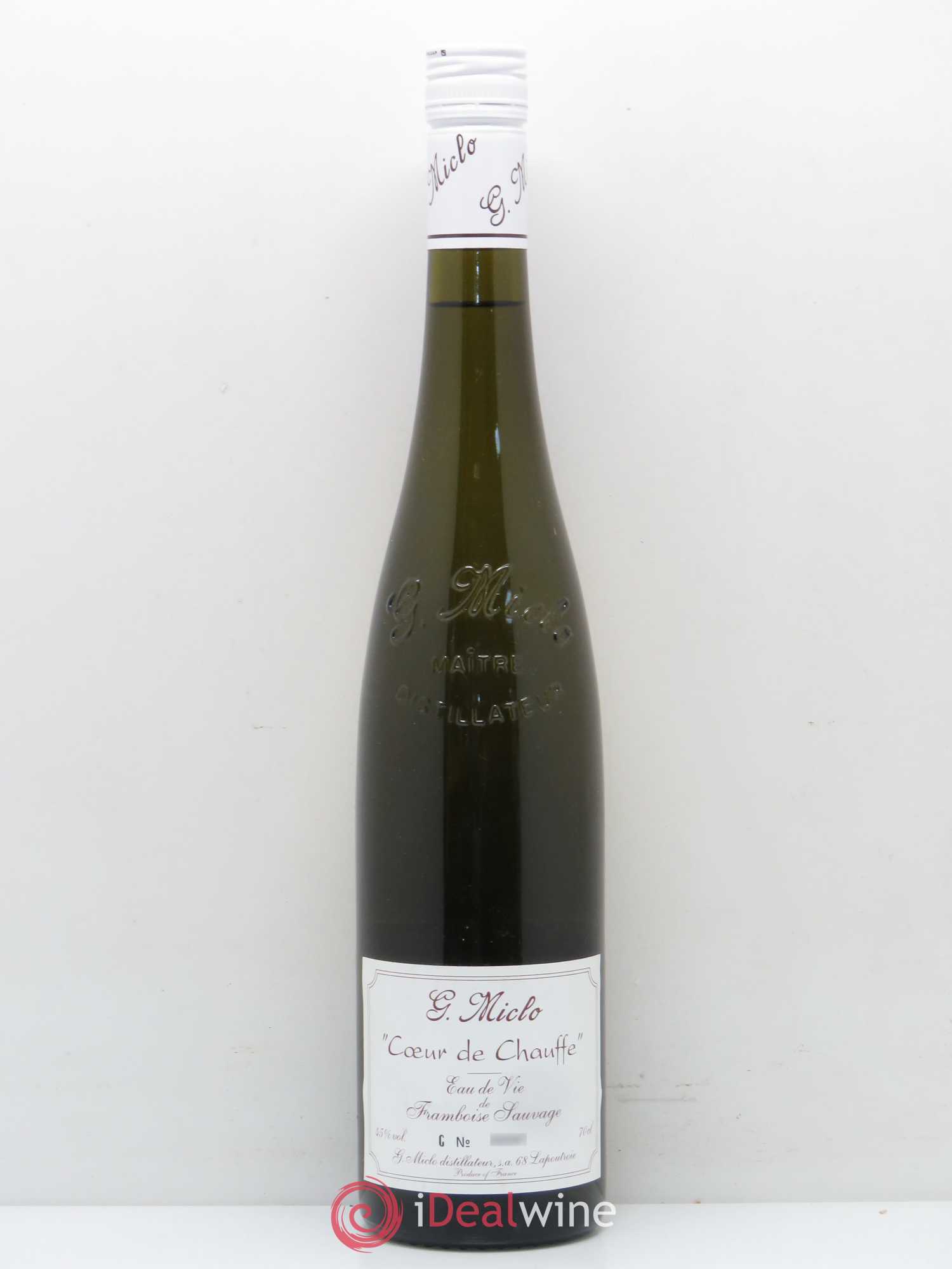 Alcools divers Framboise sauvage Coeur de chauffe G.Miclo - Posten von 1 Flasche - 0