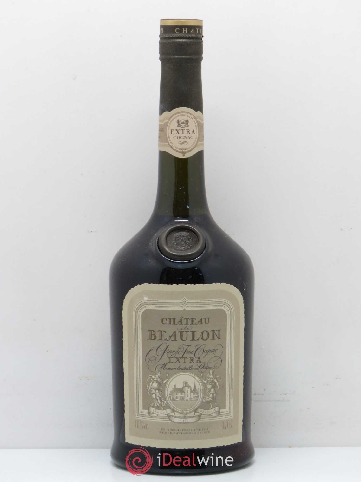 Cognac Grande Fine Champagne Extra Château de Beaulon - Lot de 1 bouteille - 0