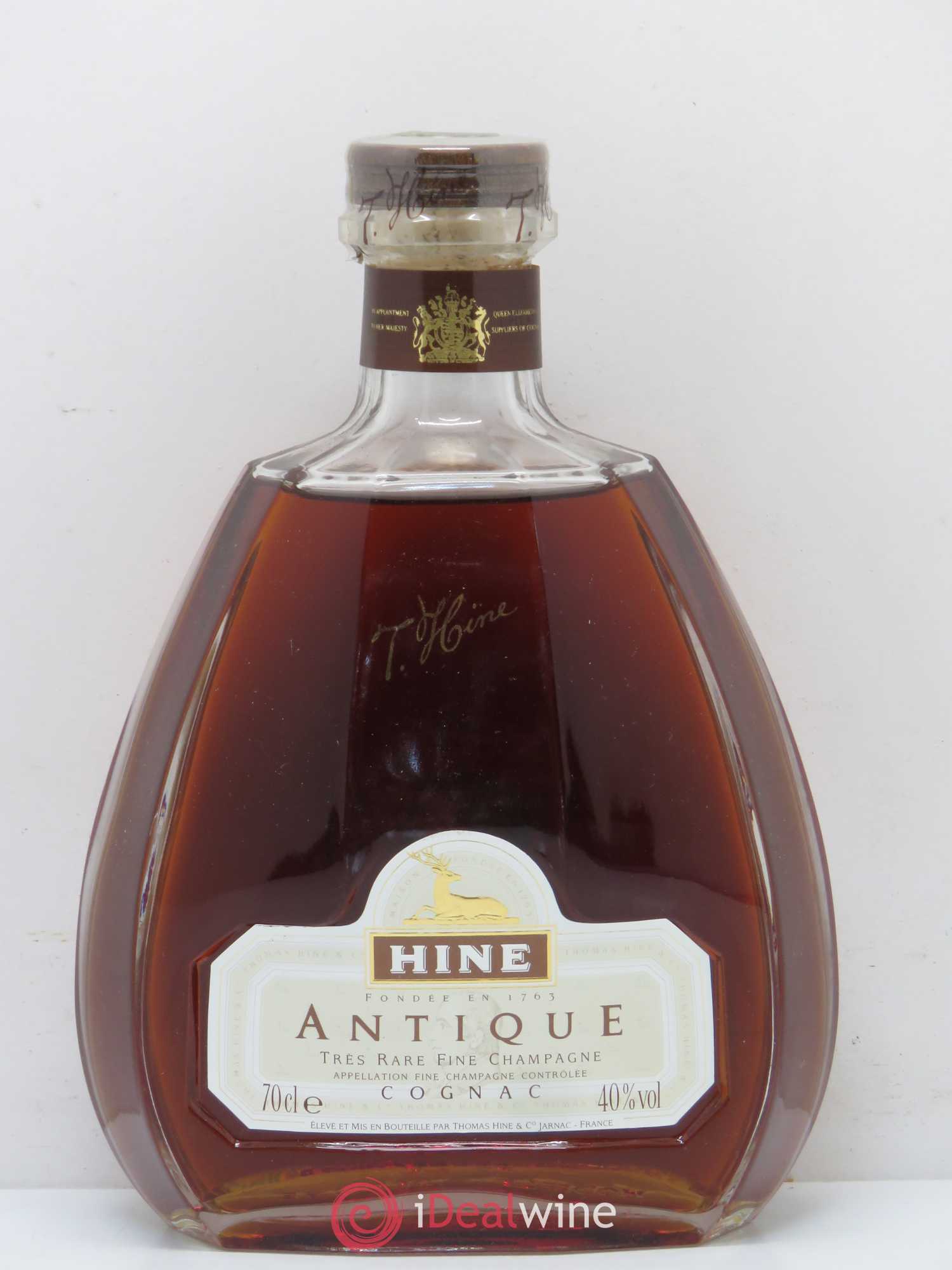 Cognac Fine Champagne Antique Hine - Posten von 1 Flasche - 0