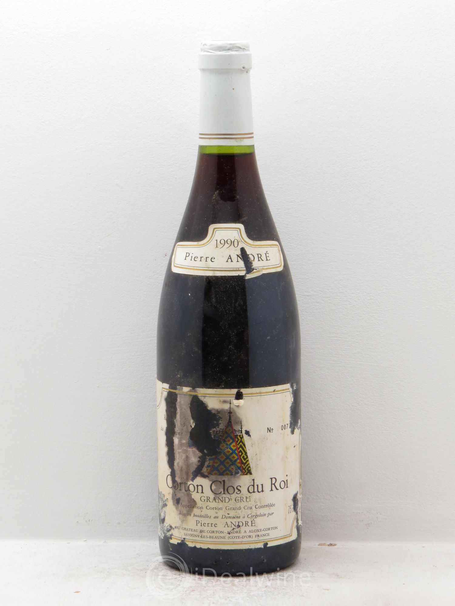 Corton Grand Cru Pierre André 1990 - Lot de 6 bouteilles - 0