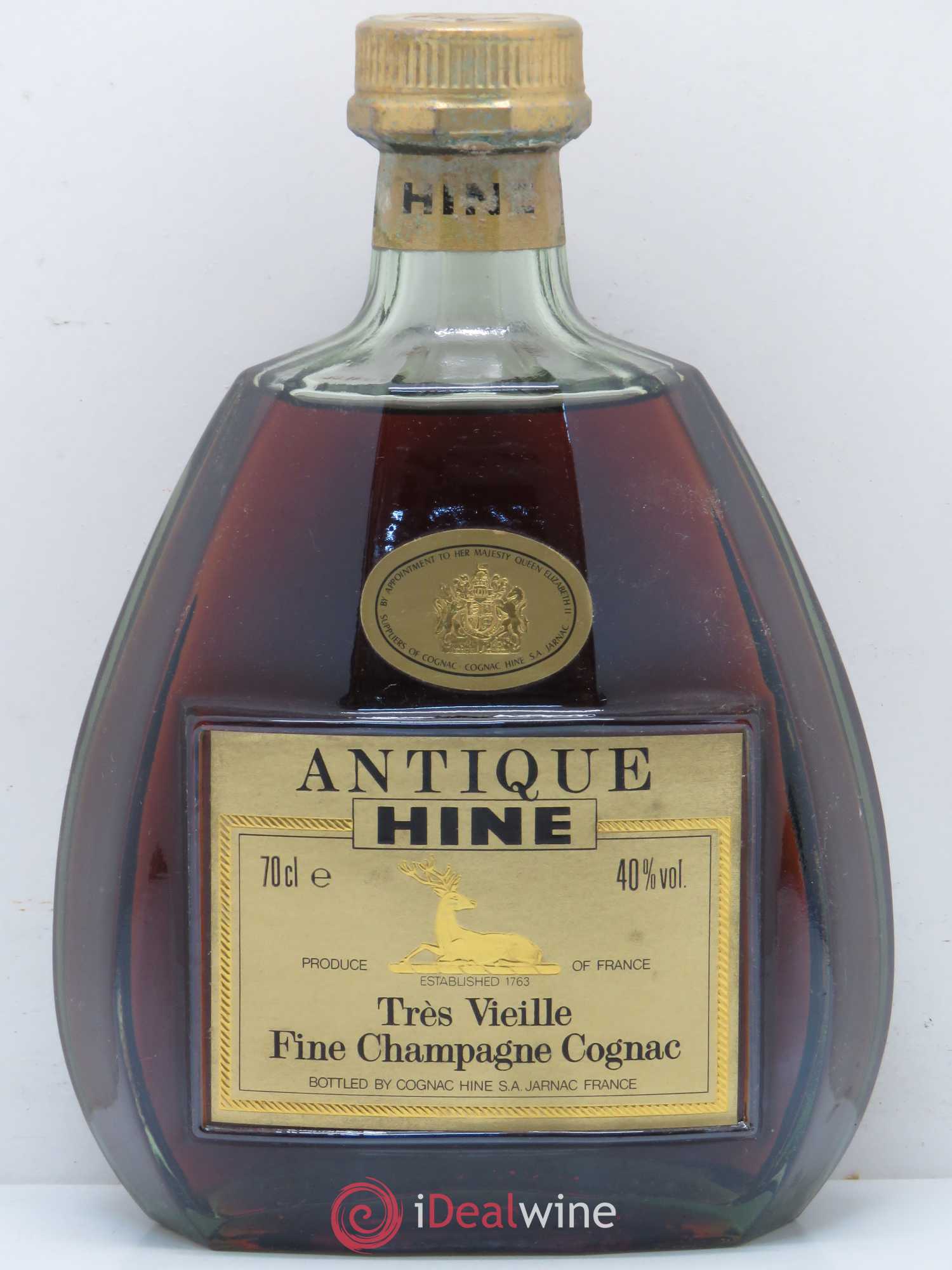 Cognac Fine Champagne Antique Hine - Posten von 1 Flasche - 0