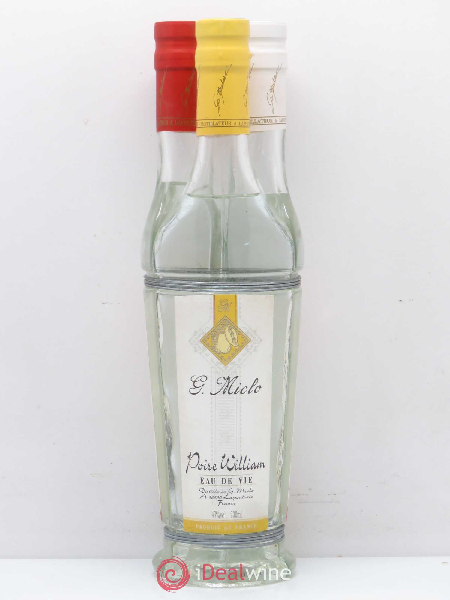 Alcools divers 3 Kirsch Framboise sauvage Vieux kirsch Poire William - Lotto di 1 bottiglia - 2