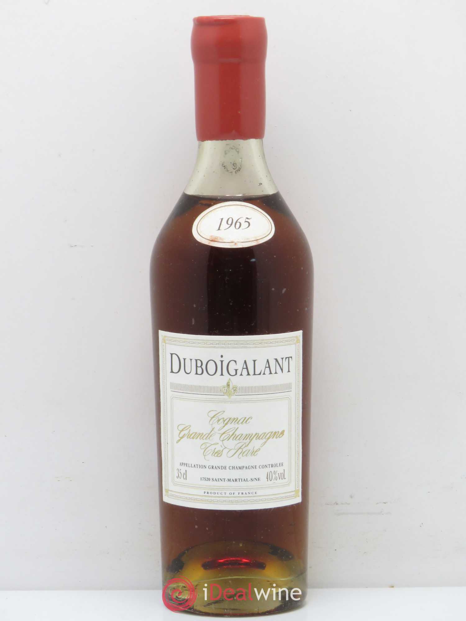 Cognac Grande Champagne Duboigalant 1965 - Posten von 1 Demi-Flasche - 0