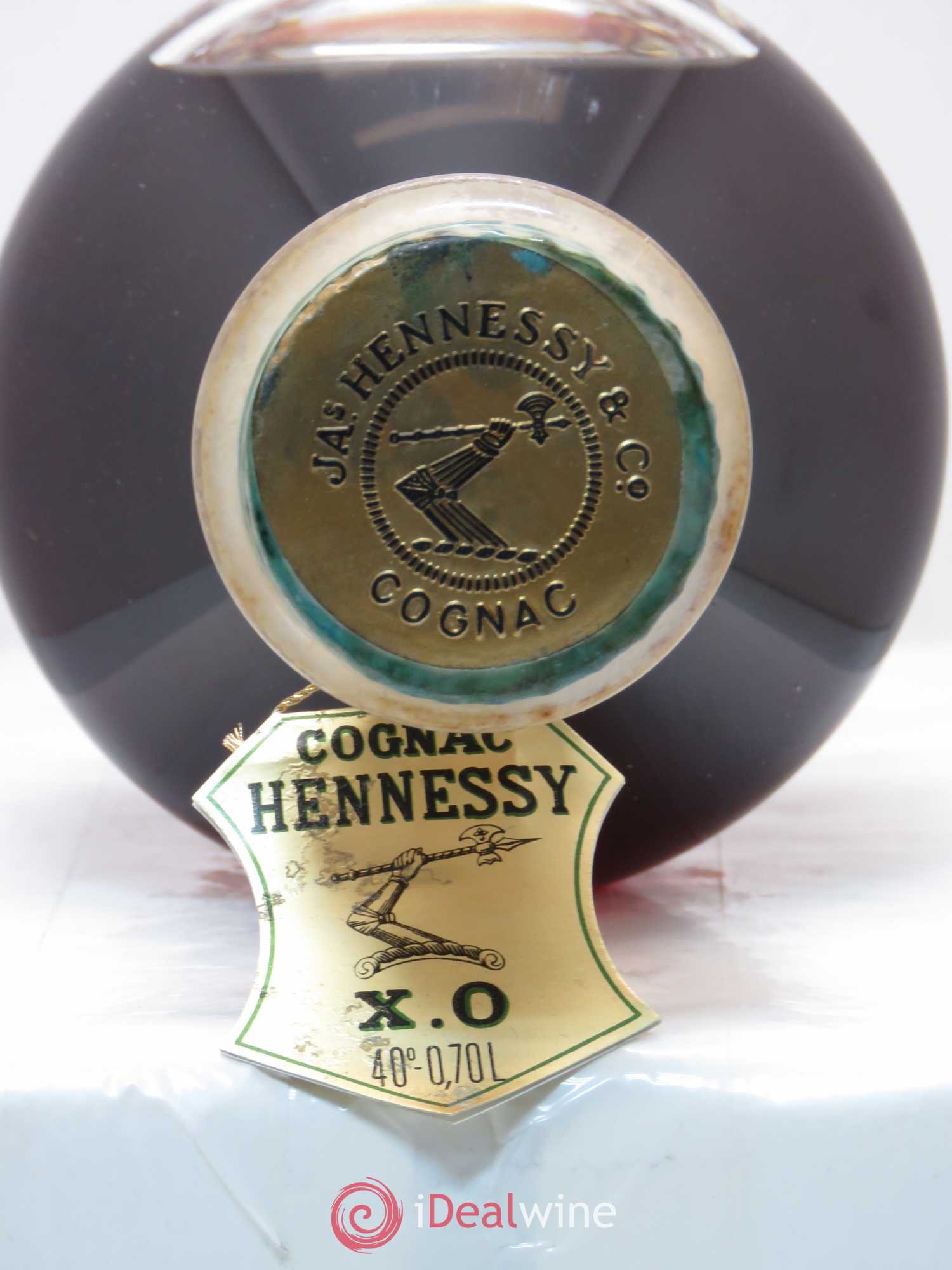 Cognac XO Hennessy Carafe baccarat - Lot de 1 bouteille - 1