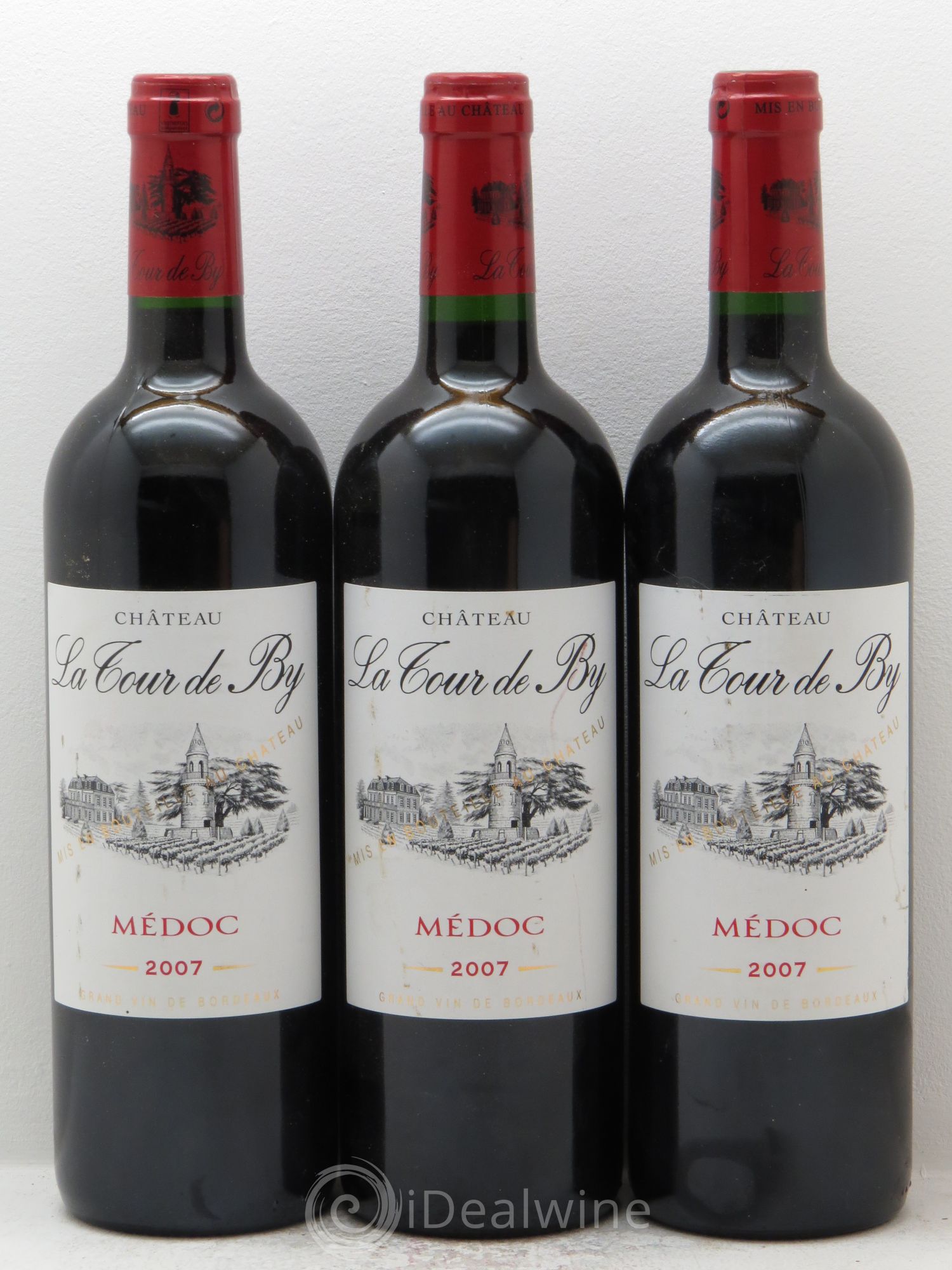 Château La Tour de By Cru Bourgeois (sans prix de réserve) 2007 - Lot de 3 bouteilles - 0