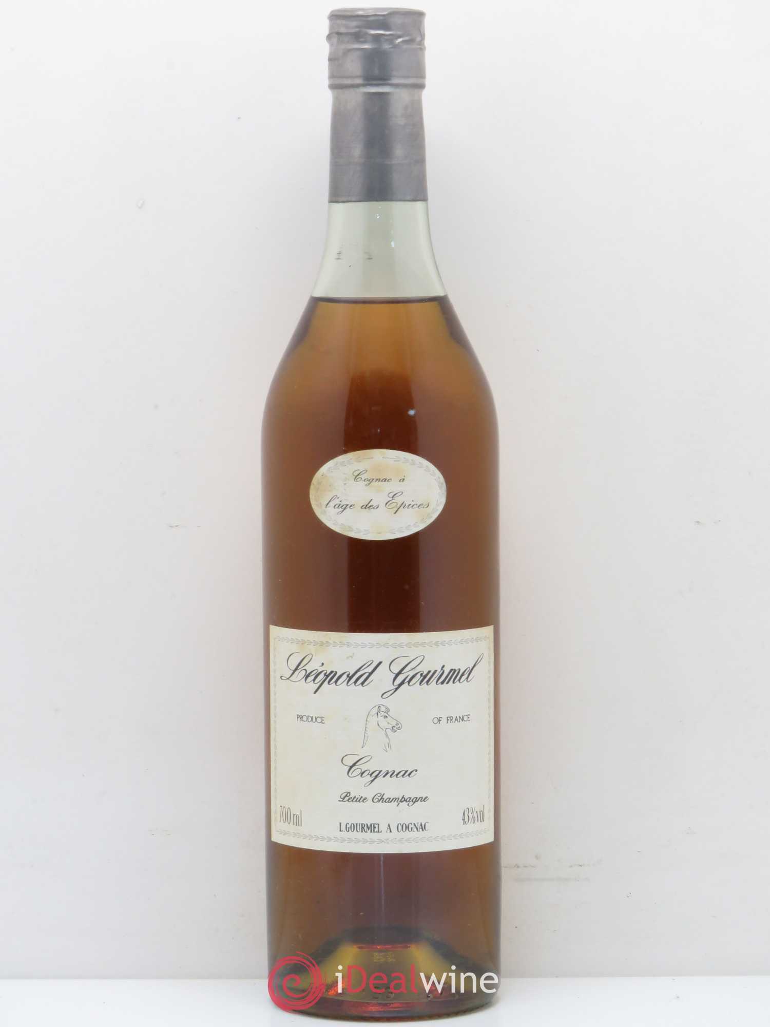 Cognac Petite Champagne à l'âge des épices Léopold Gourmel - Posten von 1 Flasche - 0