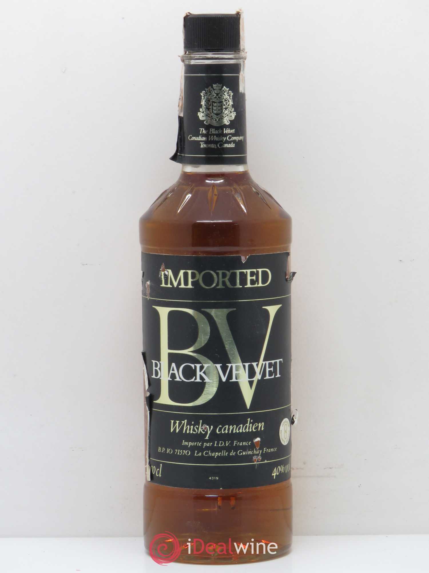 Whisky Black Velvet - Posten von 1 Flasche - 0