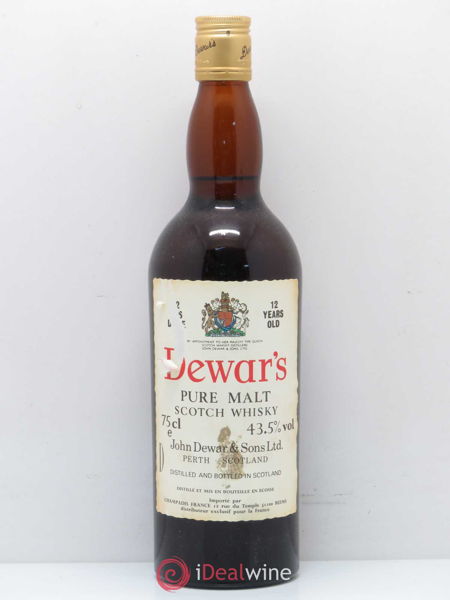 Whisky Dewar's 12 ans - Posten von 1 Flasche - 0
