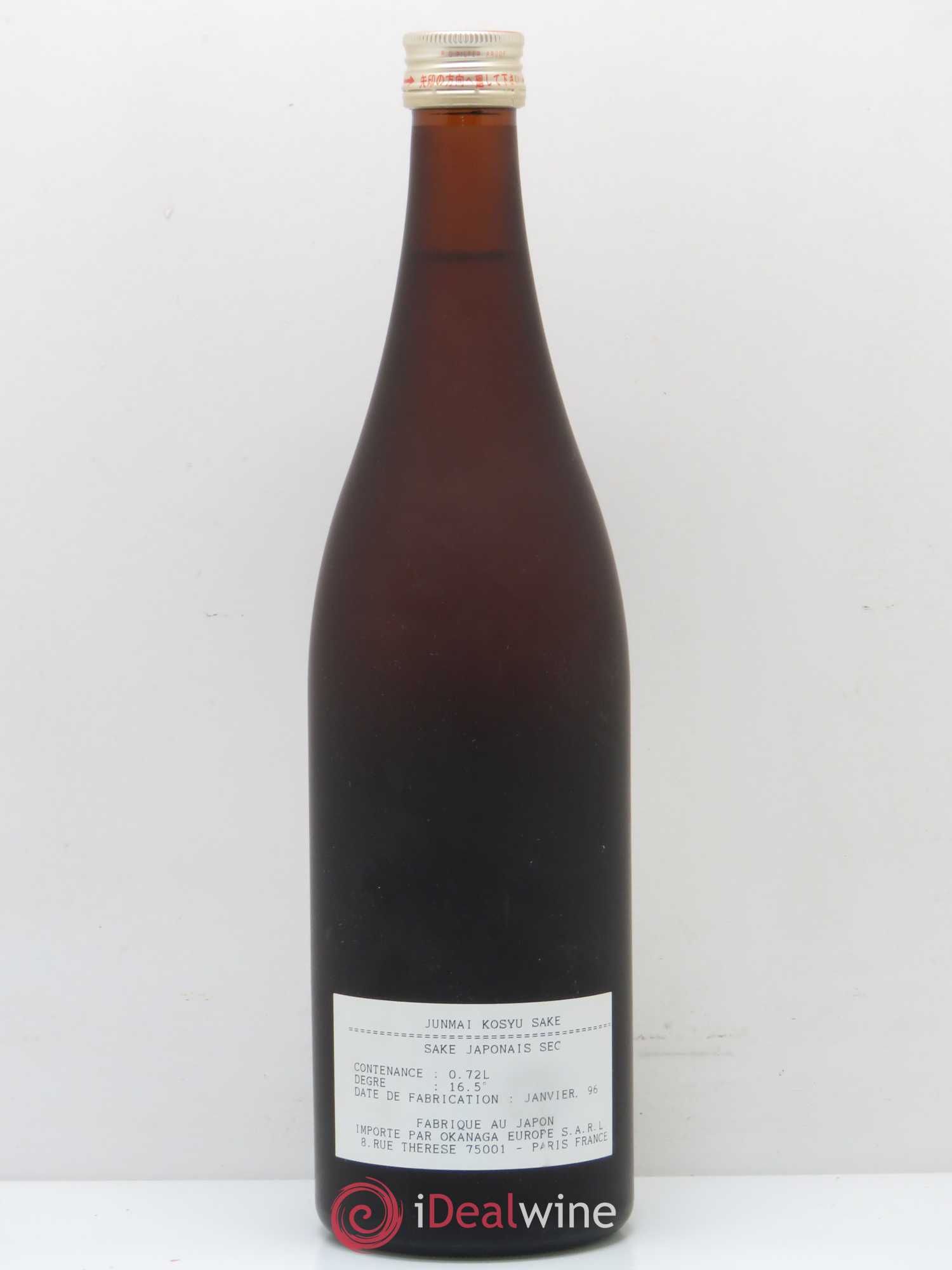 Alcools divers Saké Junmai Kosyu - Lot de 1 bouteille - 1