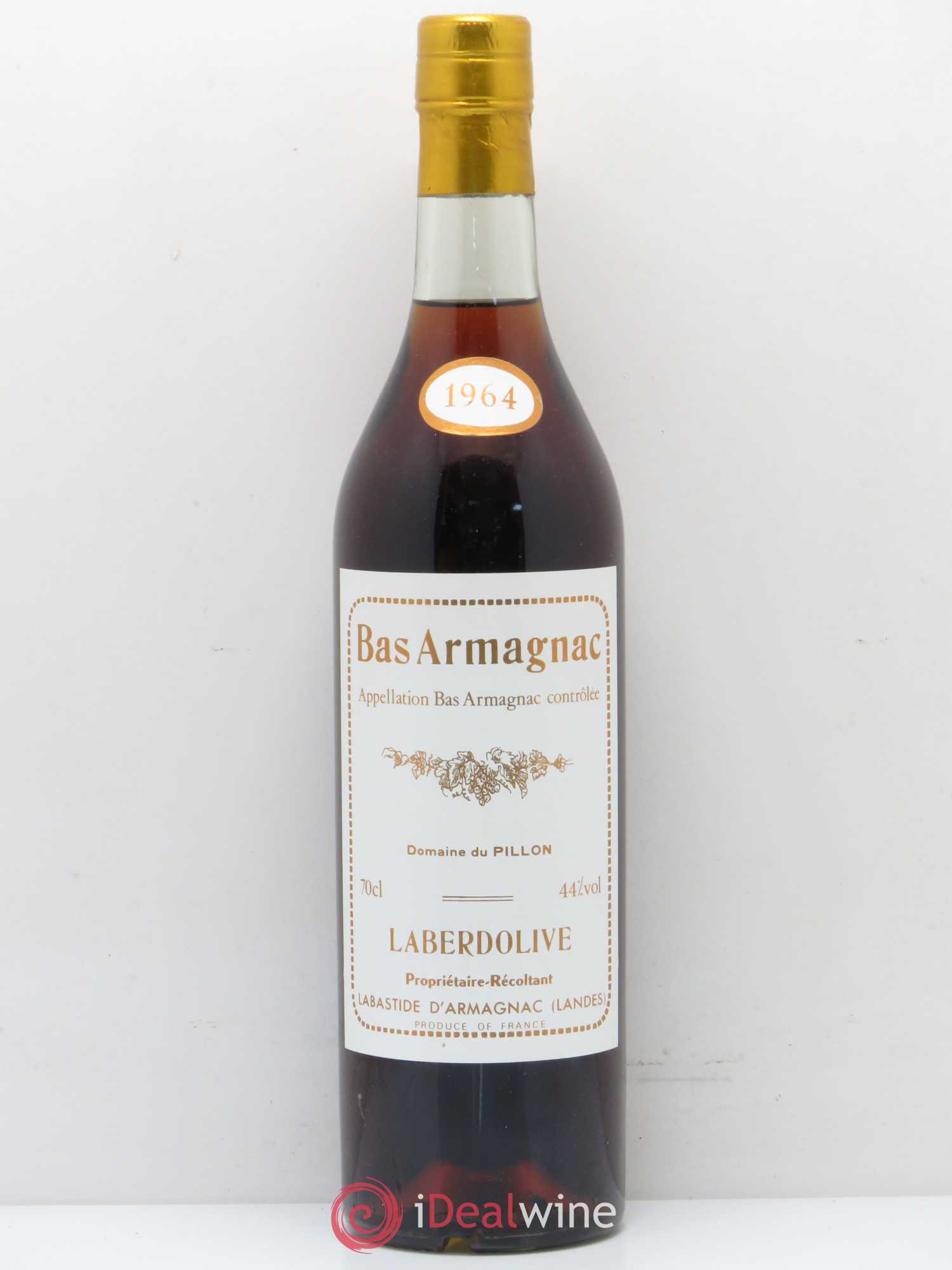 Bas-Armagnac Domaine de Pilon Laberdolive 1964 - Posten von 1 Flasche - 0