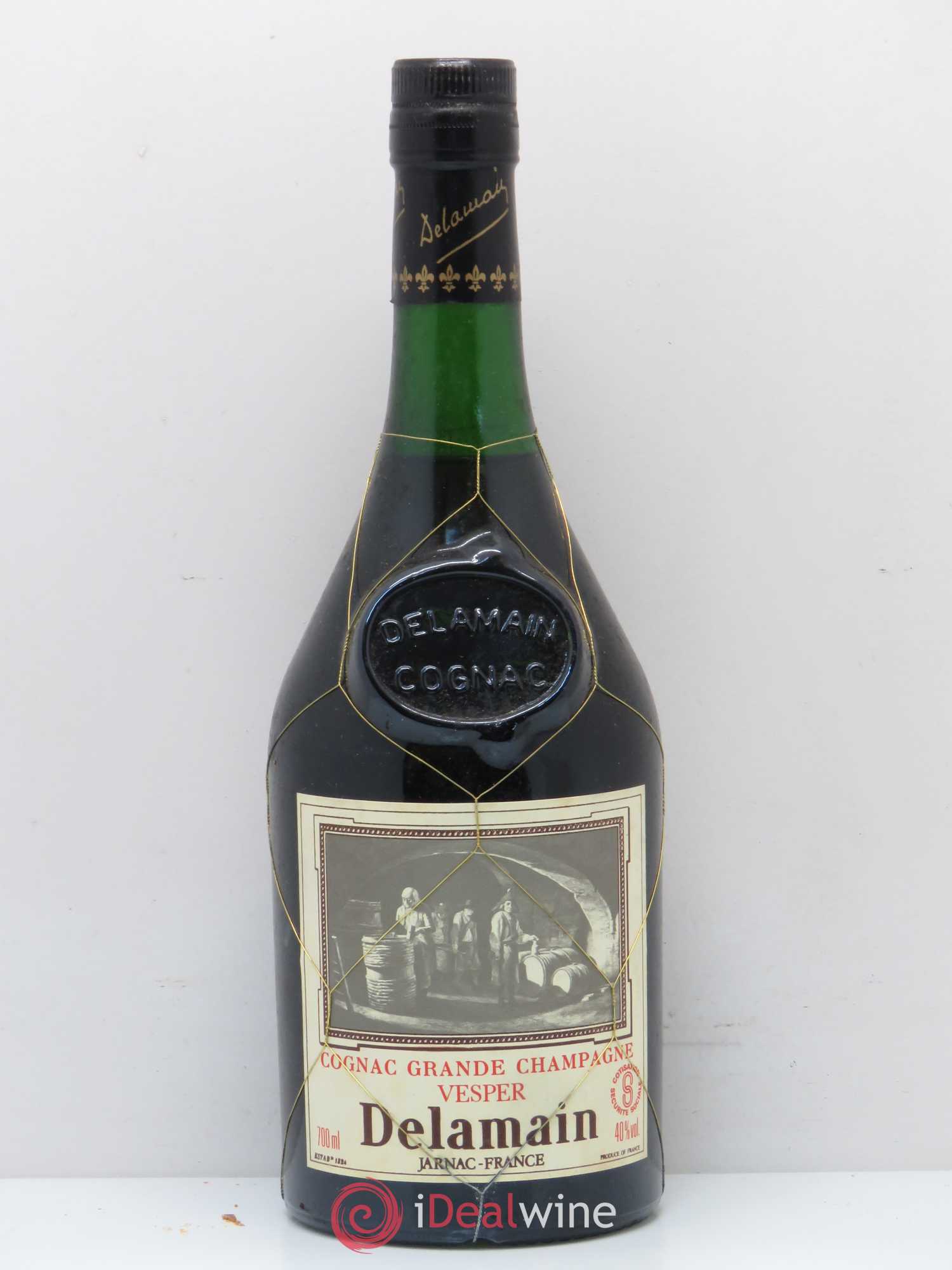 Cognac Delamain 40 years 1976 Grande Champagne Chai Millésimé Vesper - Lotto di 1 bottiglia - 0