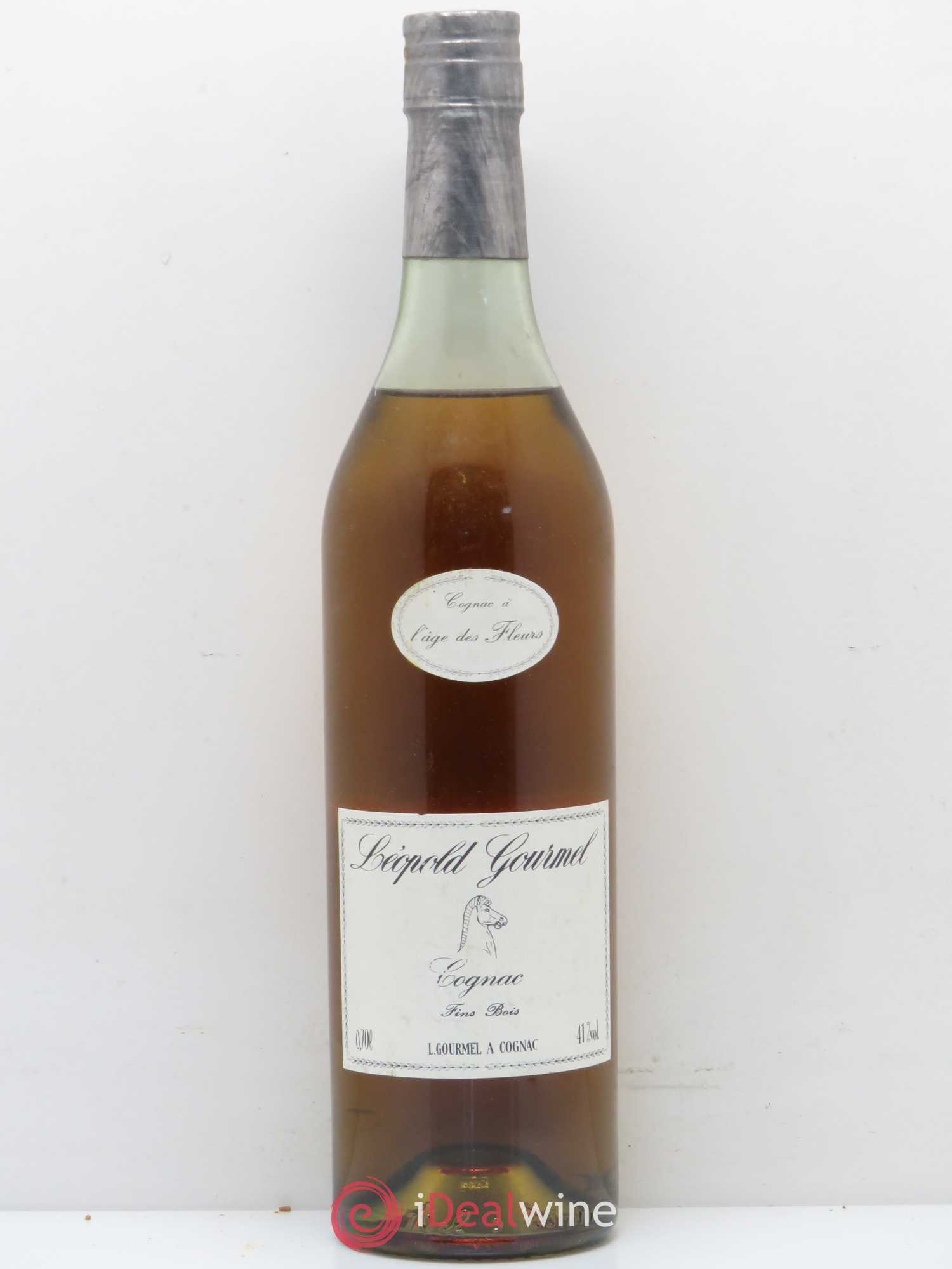 Cognac Fins bois à l'age des fleurs léopold Gourmel - Posten von 1 Flasche - 0