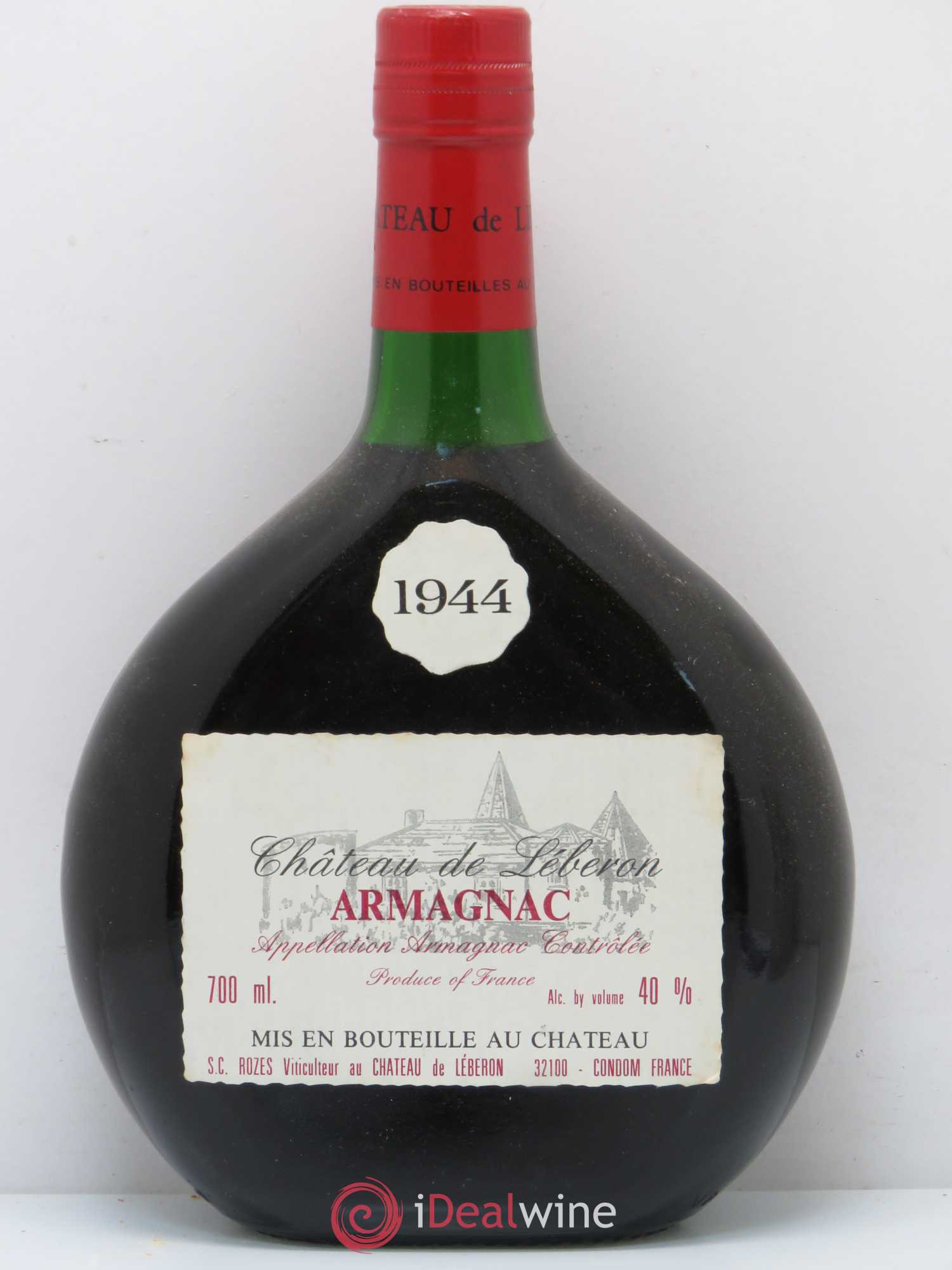 Armagnac Château de Léberon Rozès 1944 - Posten von 1 Flasche - 0