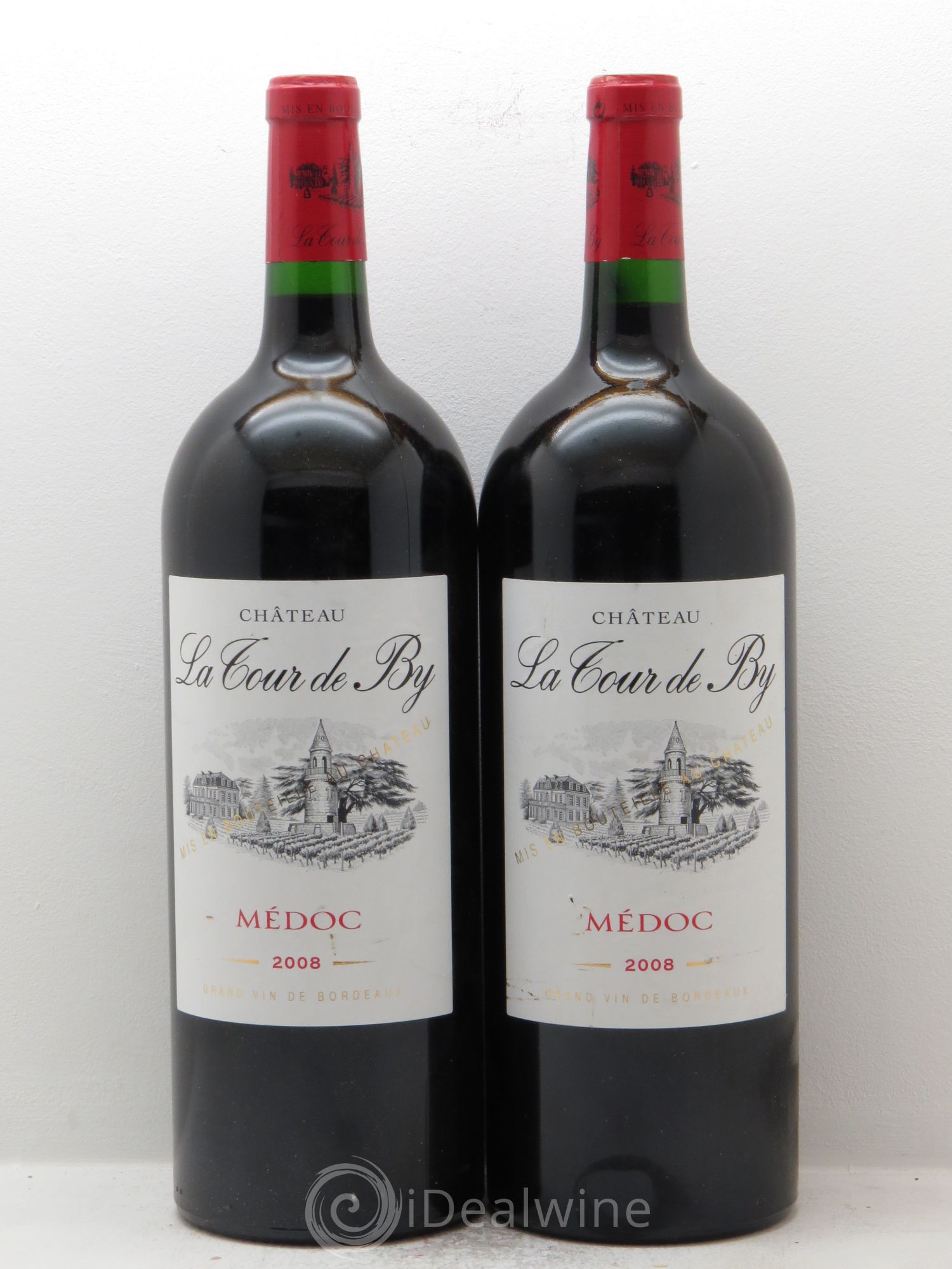 Château La Tour de By Cru Bourgeois 2008 - Lot de 2 magnums - 0