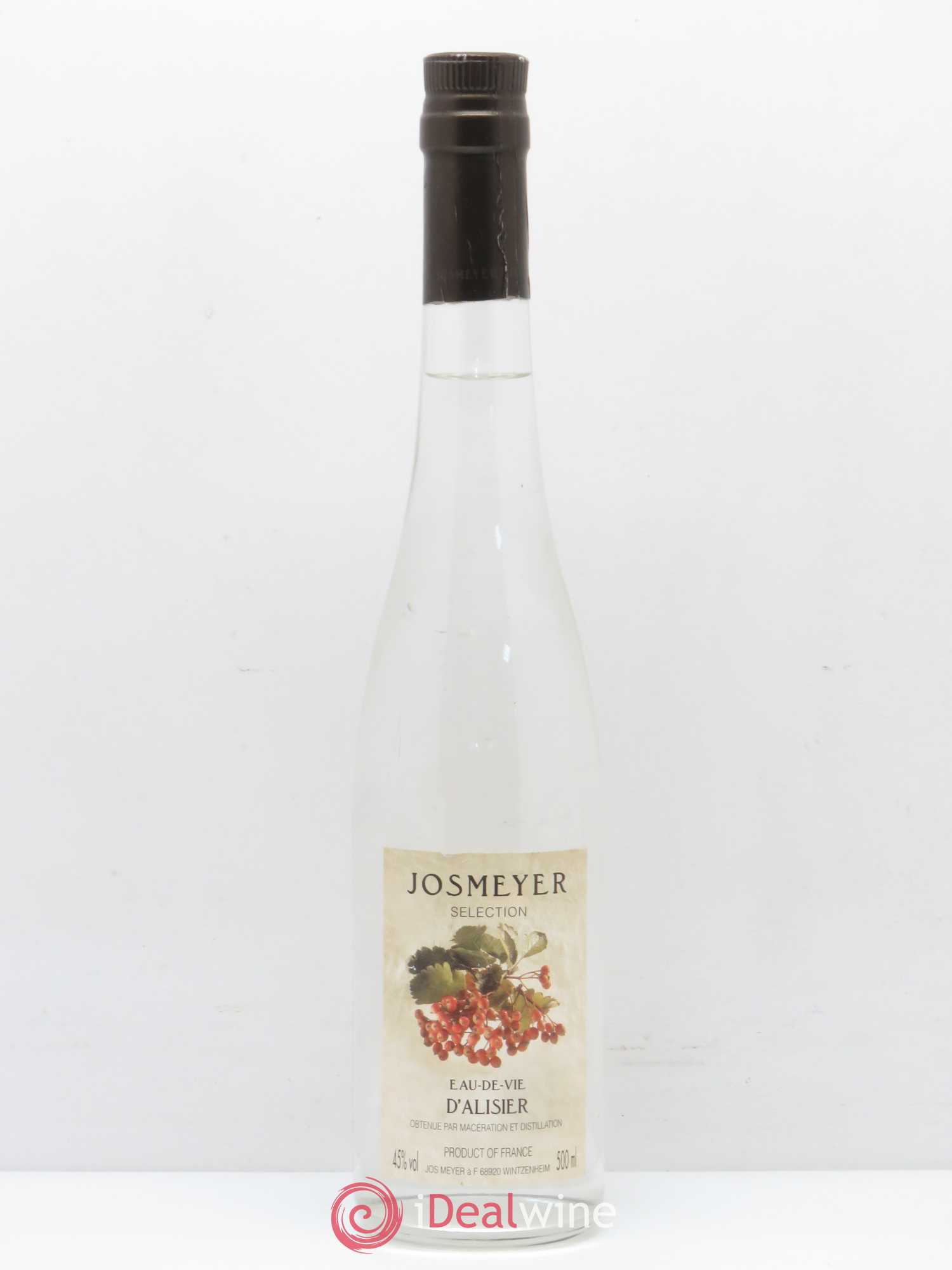 Alcools divers Eau de Vie d'Alisier Josmeyer (45 degrès) 50cl - Lotto di 1 bottiglia - 0