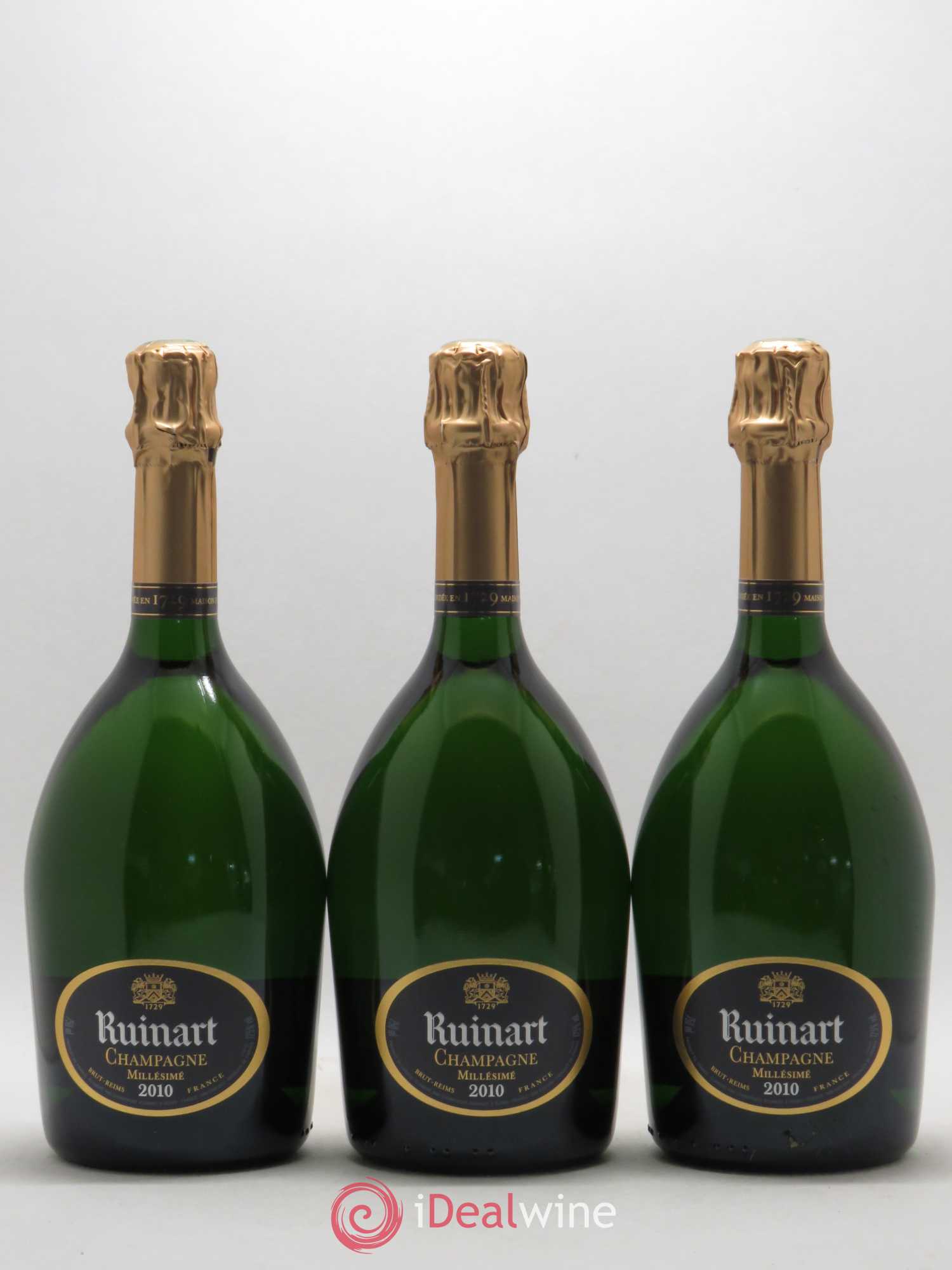 Brut Millésimé Ruinart 2010 - Lot de 3 bouteilles - 0