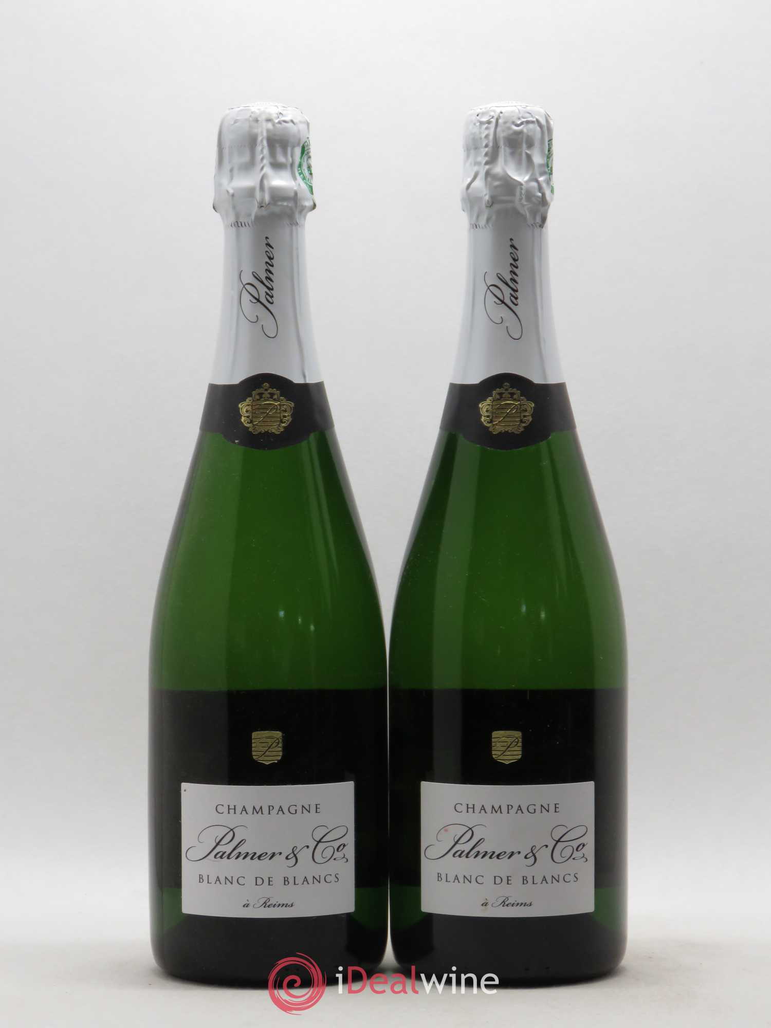 Champagne Blanc de Blancs Palmer & Co (sans prix de réserve) - Posten von 2 Flaschen - 0